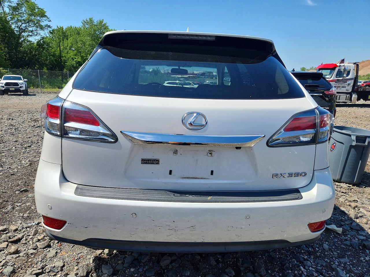 2015 Lexus Rx 350 Base White vin: 2T2BK1BA0FC278907