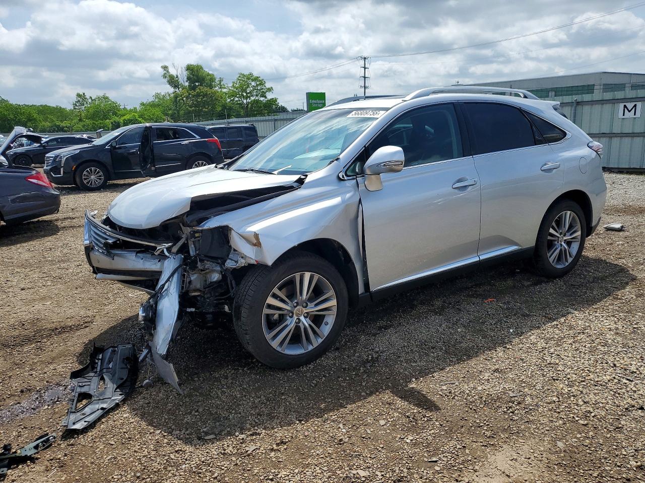2015 Lexus Rx 350 Base Silver vin: 2T2BK1BA0FC279314