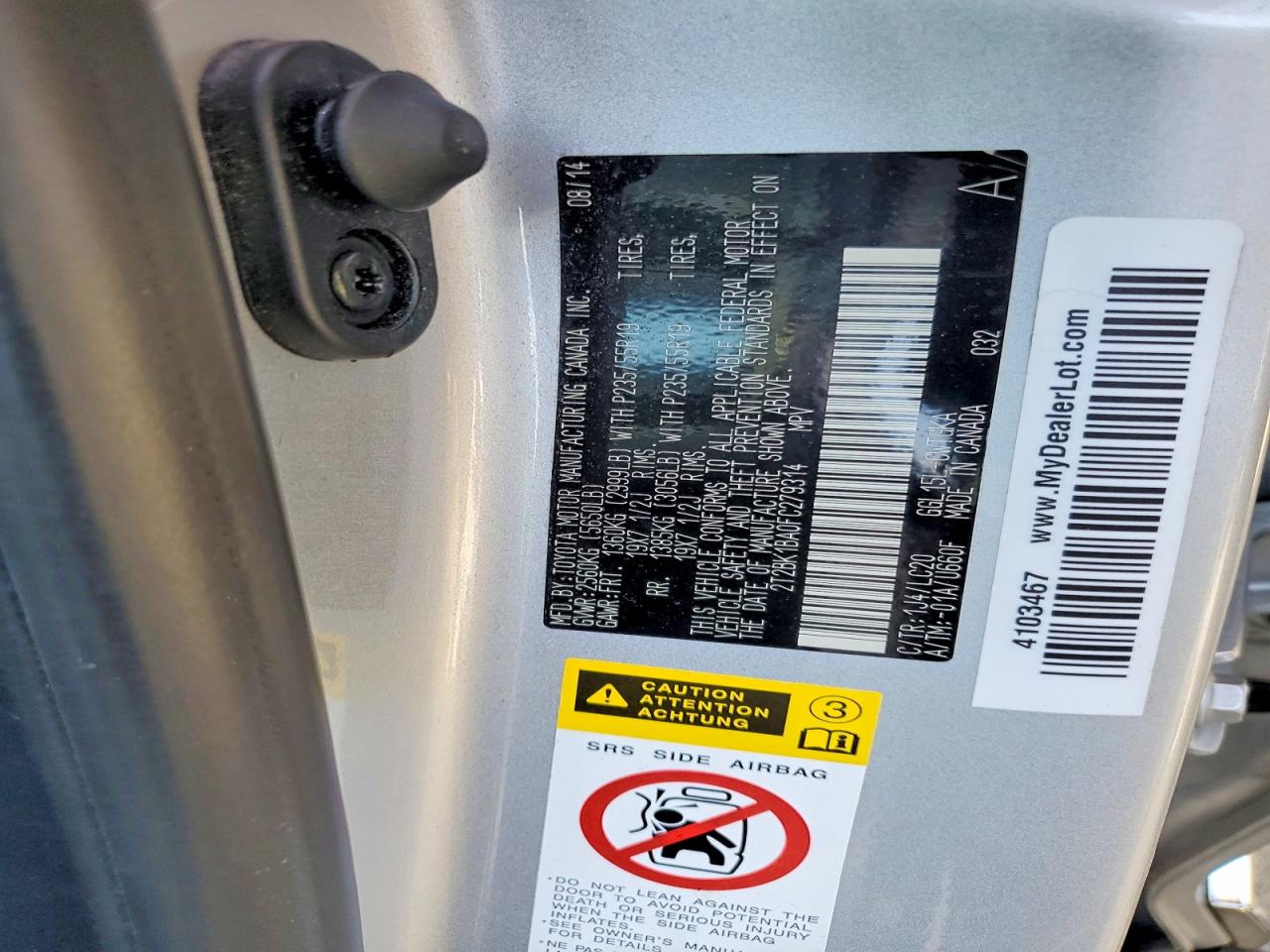 2015 Lexus Rx 350 Base Silver vin: 2T2BK1BA0FC279314