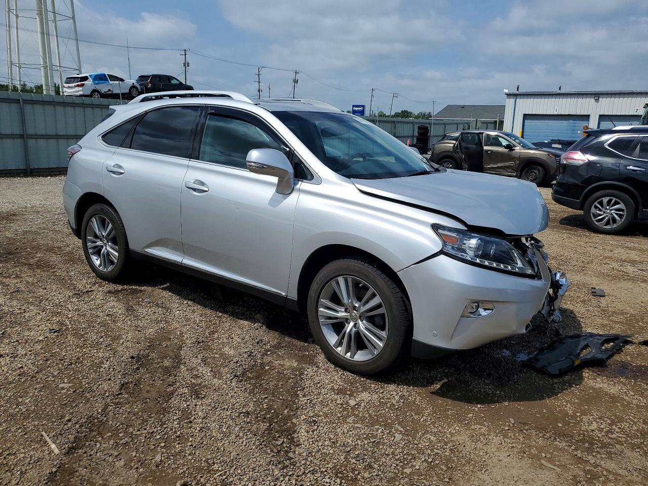 2015 Lexus Rx 350 Base Silver vin: 2T2BK1BA0FC279314