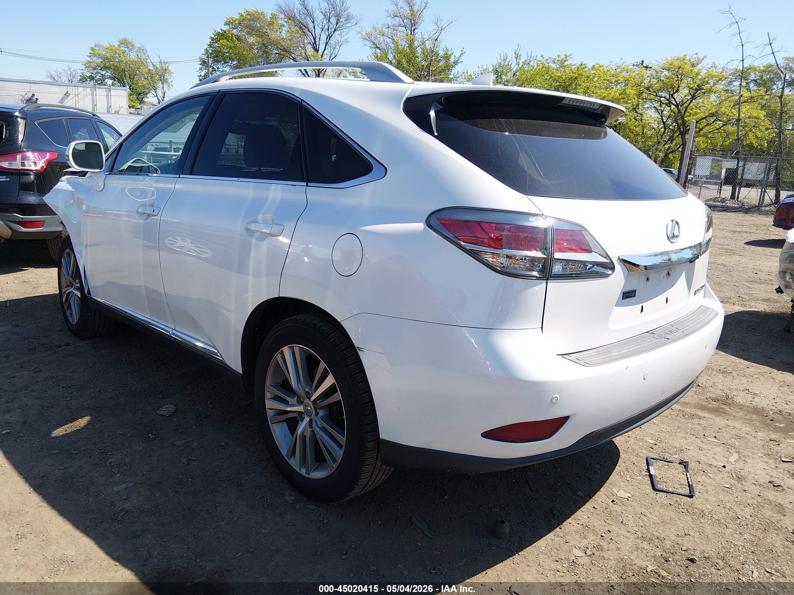 2015 Lexus Rx 350 White vin: 2T2BK1BA0FC283251