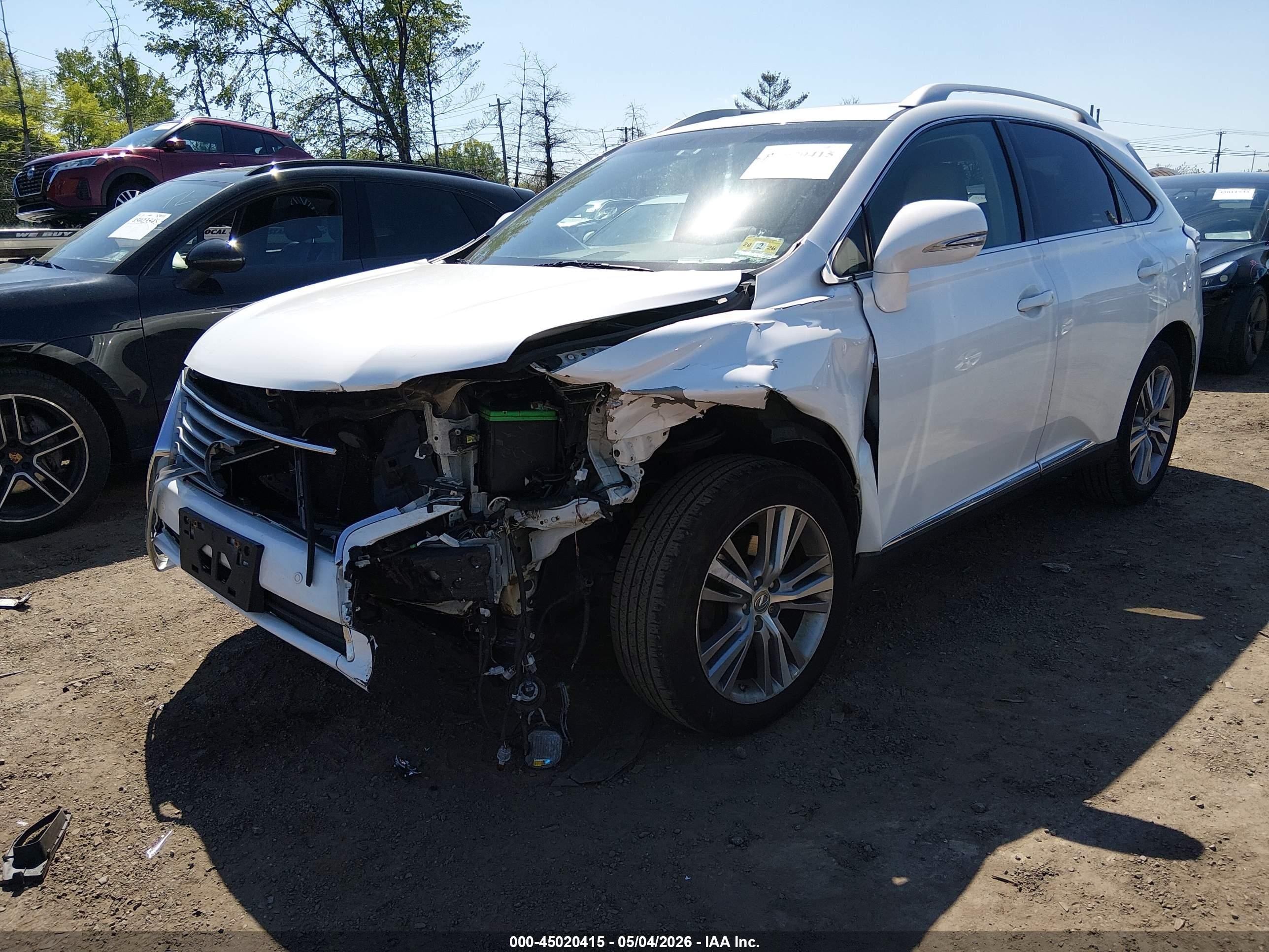 2015 Lexus Rx 350 White vin: 2T2BK1BA0FC283251