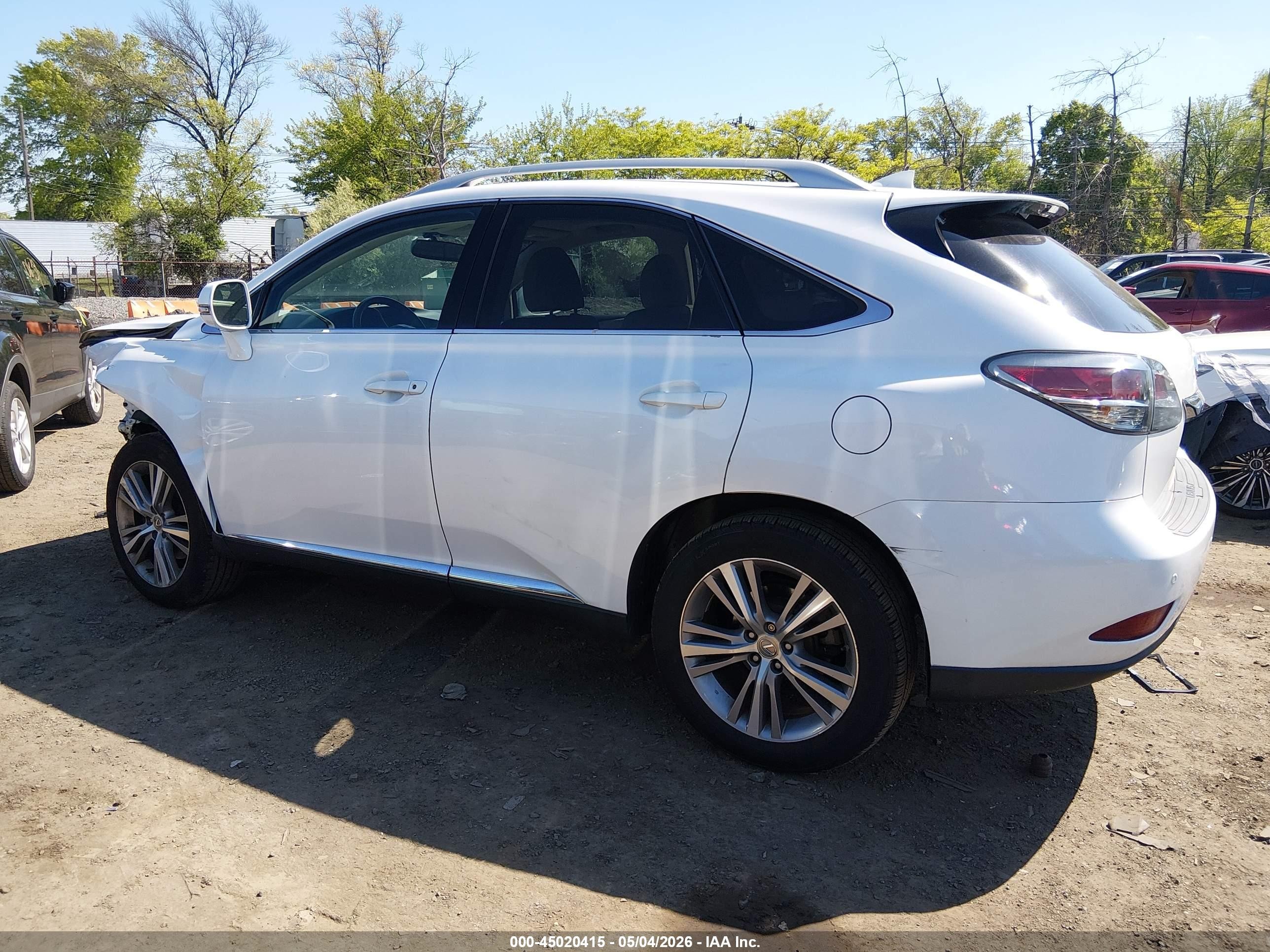 2015 Lexus Rx 350 White vin: 2T2BK1BA0FC283251