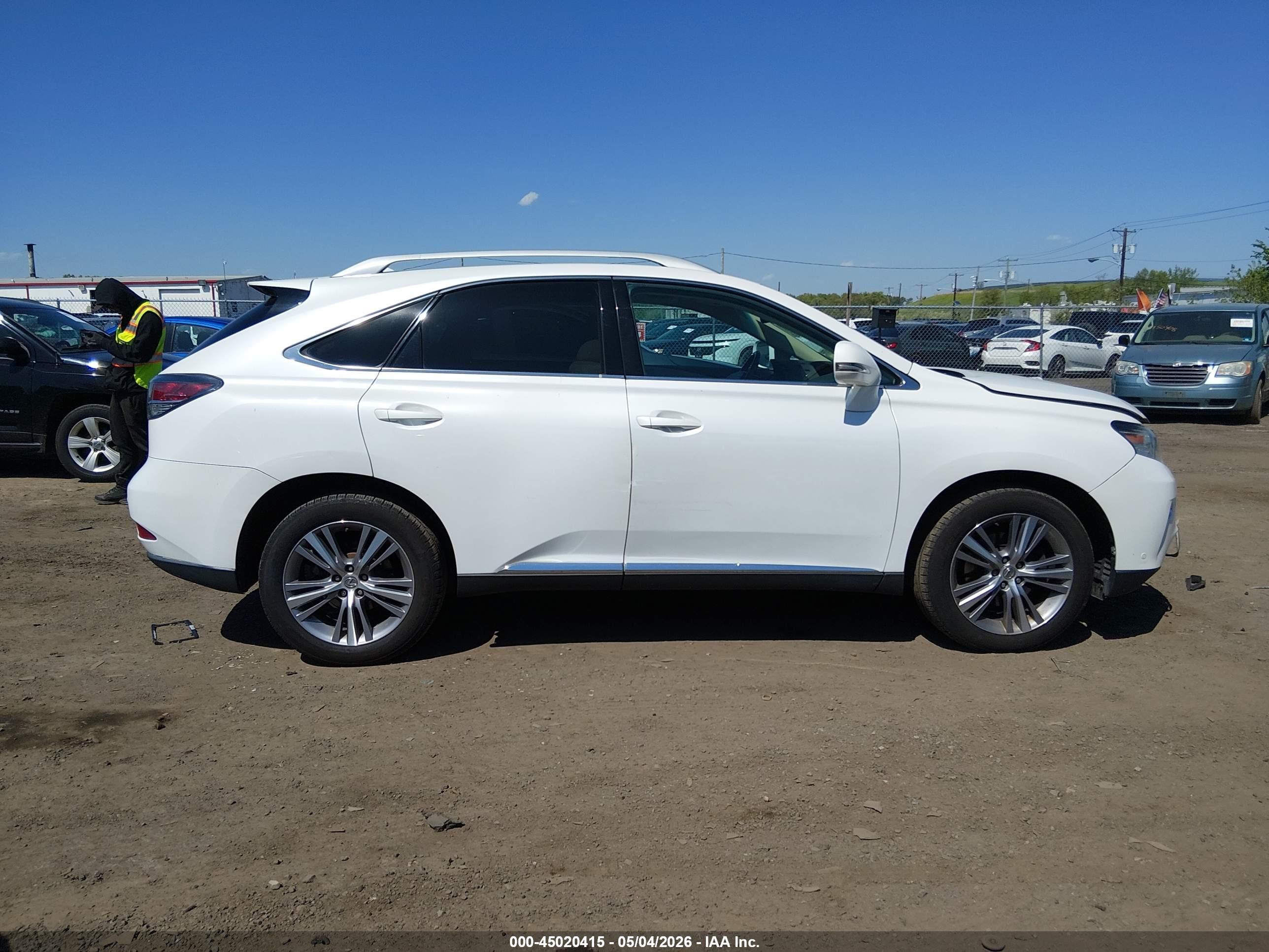 2015 Lexus Rx 350 White vin: 2T2BK1BA0FC283251