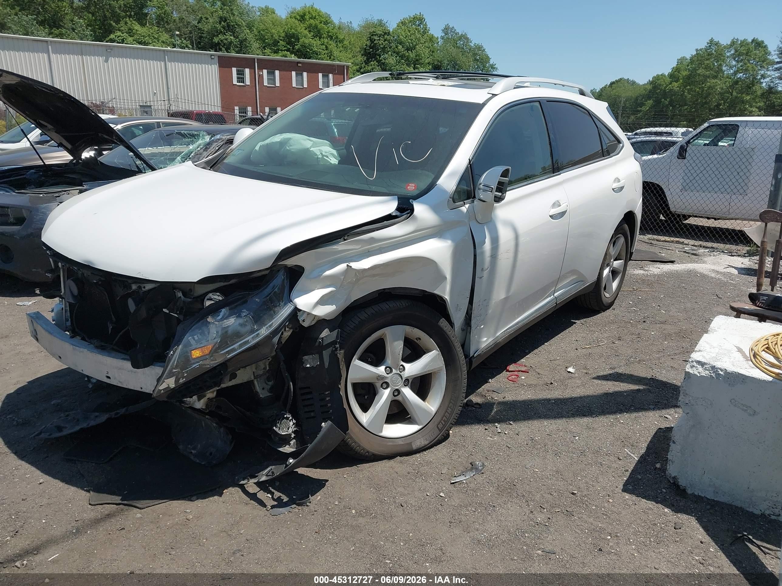 2015 Lexus Rx 350   White vin: 2T2BK1BA0FC306107