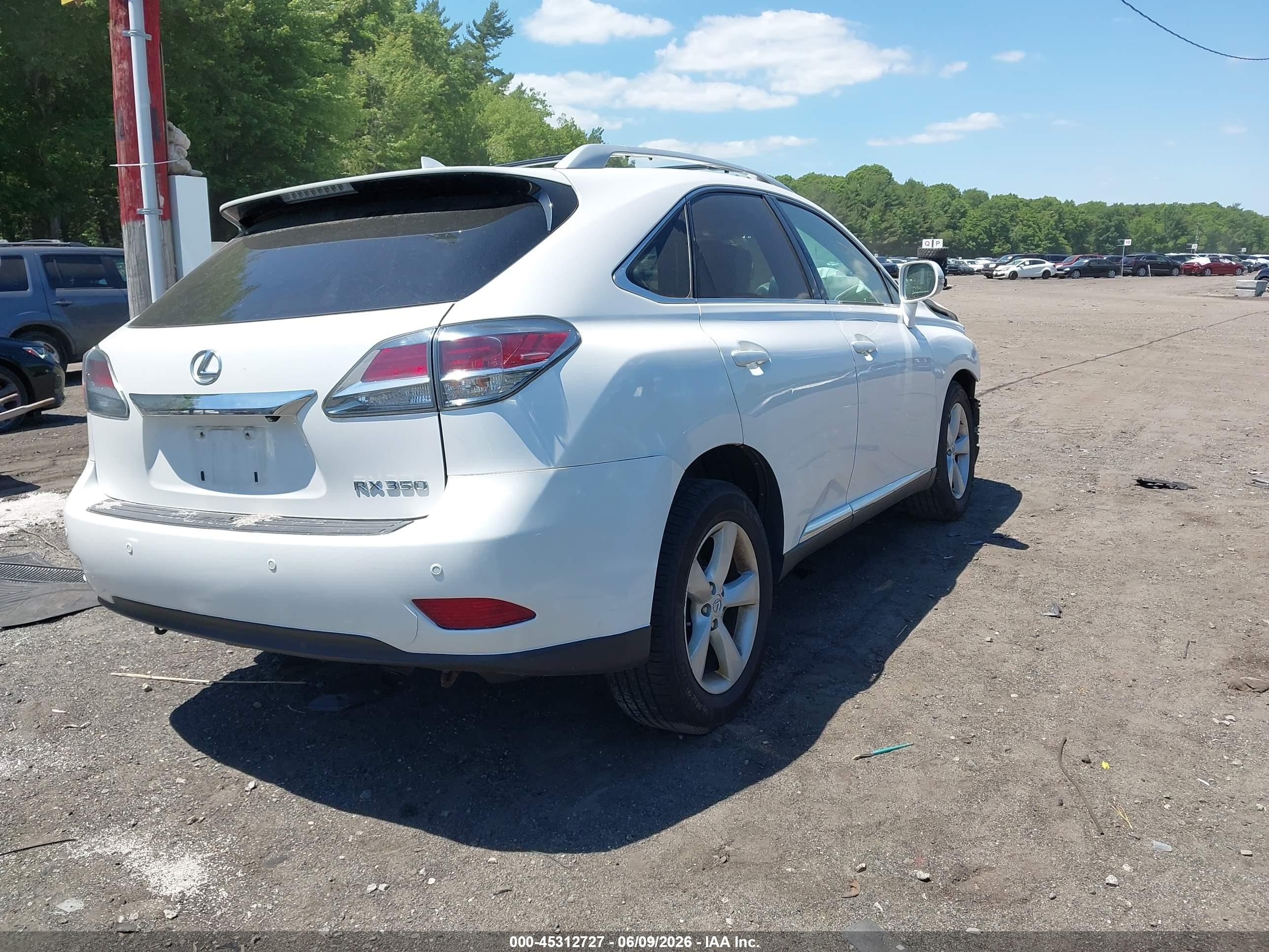 2015 Lexus Rx 350   White vin: 2T2BK1BA0FC306107