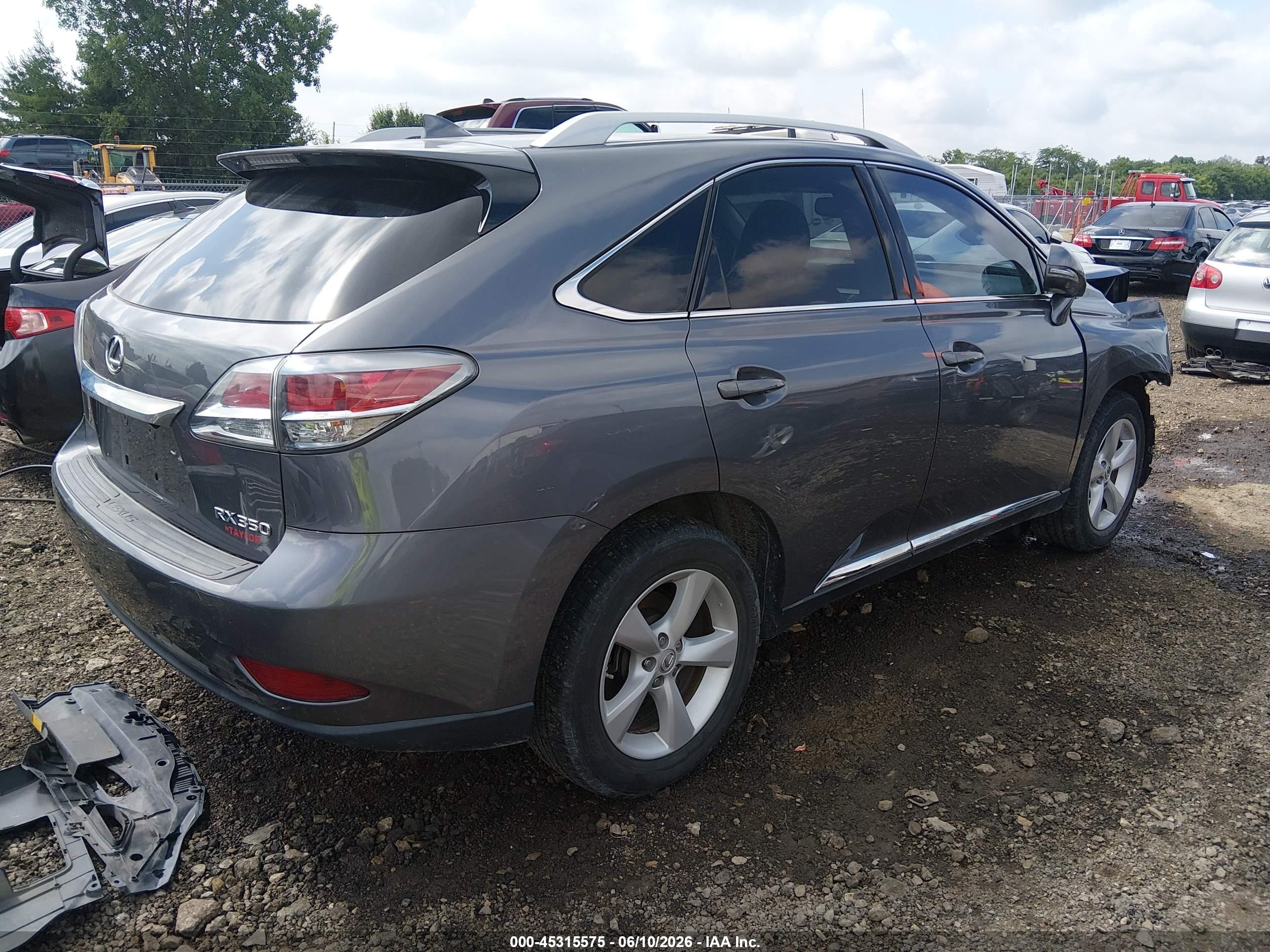 2015 Lexus Rx 350   Gray vin: 2T2BK1BA0FC312778