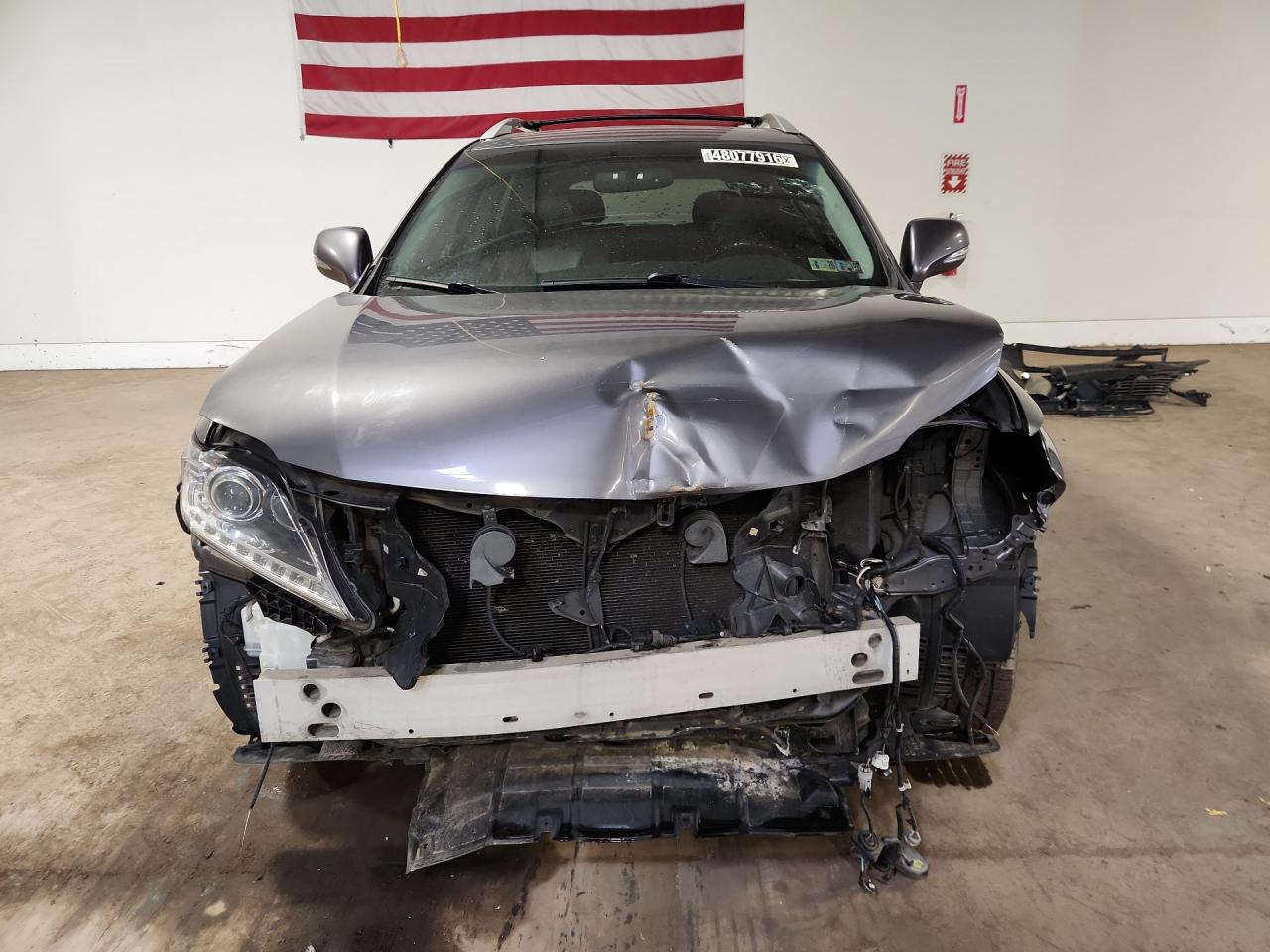 2015 Lexus Rx 350 Base Charcoal vin: 2T2BK1BA0FC312876 Damage: Front Bumper Reinforcement, Broken, Replacement Required