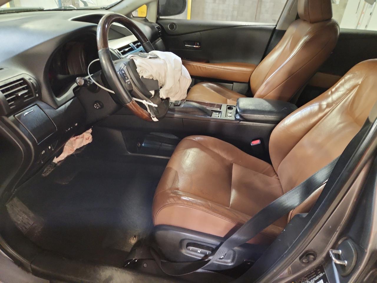 2015 Lexus Rx 350 Base Charcoal vin: 2T2BK1BA0FC312876 Damage: Airbag - Front Left, Deployed, Replacement Required
