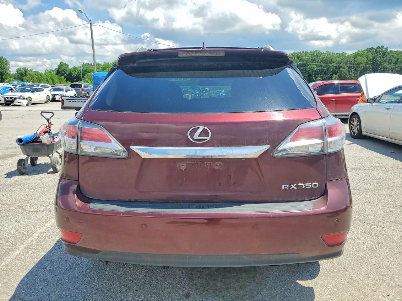 2015 Lexus Rx 350 Base Бордовый vin: 2T2BK1BA0FC325885