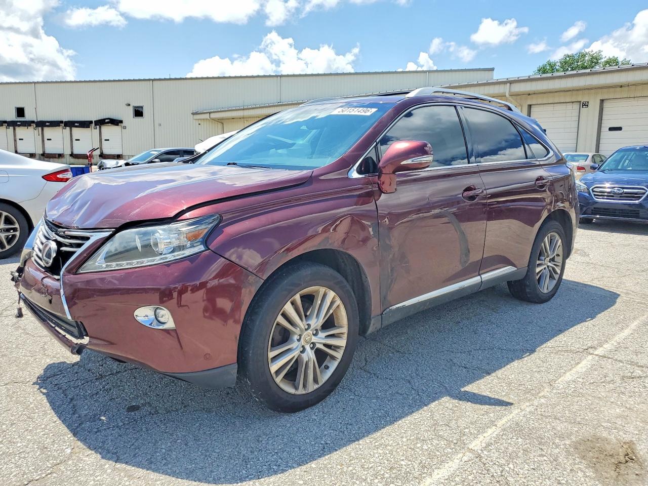 2015 Lexus Rx 350 Base Burgundy vin: 2T2BK1BA0FC325885