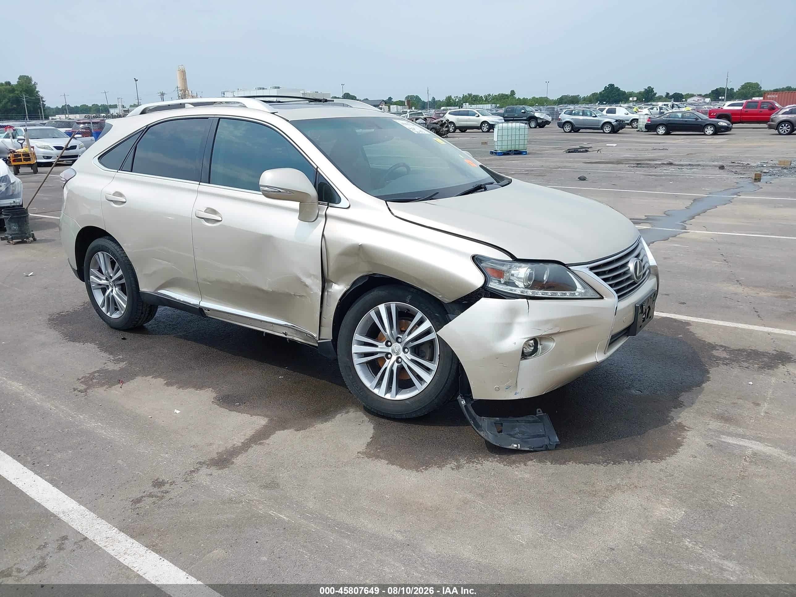 2015 Lexus Rx 350 Gold vin: 2T2BK1BA0FC327006