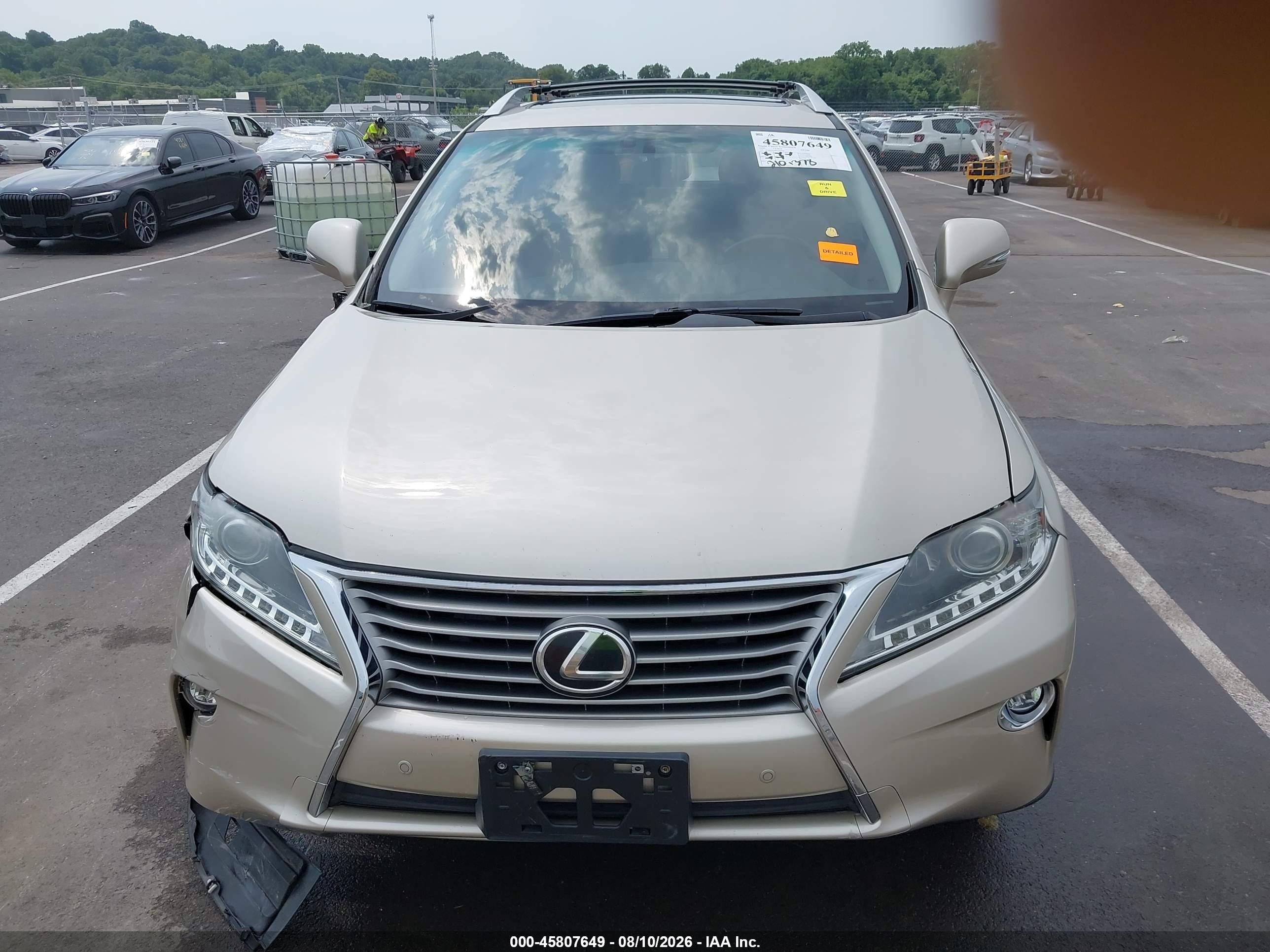 2015 Lexus Rx 350 Gold vin: 2T2BK1BA0FC327006