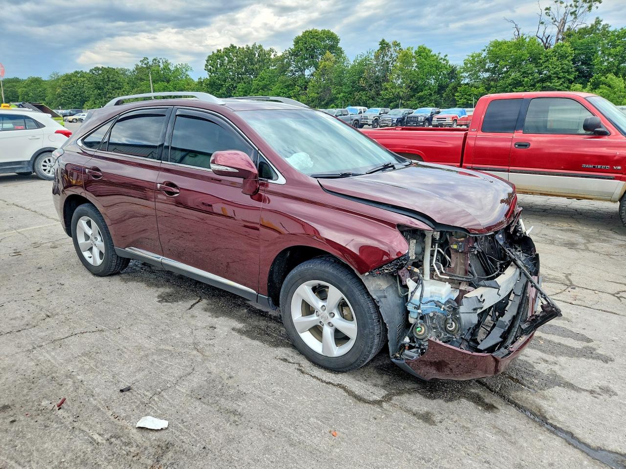 2015 Lexus Rx 350 Base Бордовый vin: 2T2BK1BA0FC328267