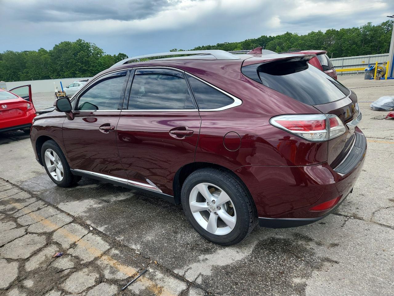 2015 Lexus Rx 350 Base Бордовый vin: 2T2BK1BA0FC328267