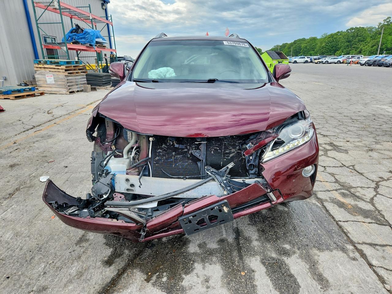 2015 Lexus Rx 350 Base Бордовый vin: 2T2BK1BA0FC328267