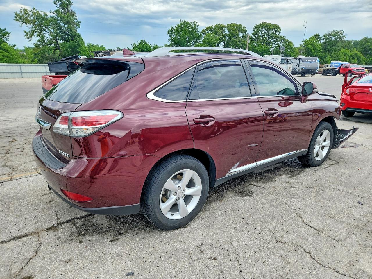 2015 Lexus Rx 350 Base Бордовый vin: 2T2BK1BA0FC328267