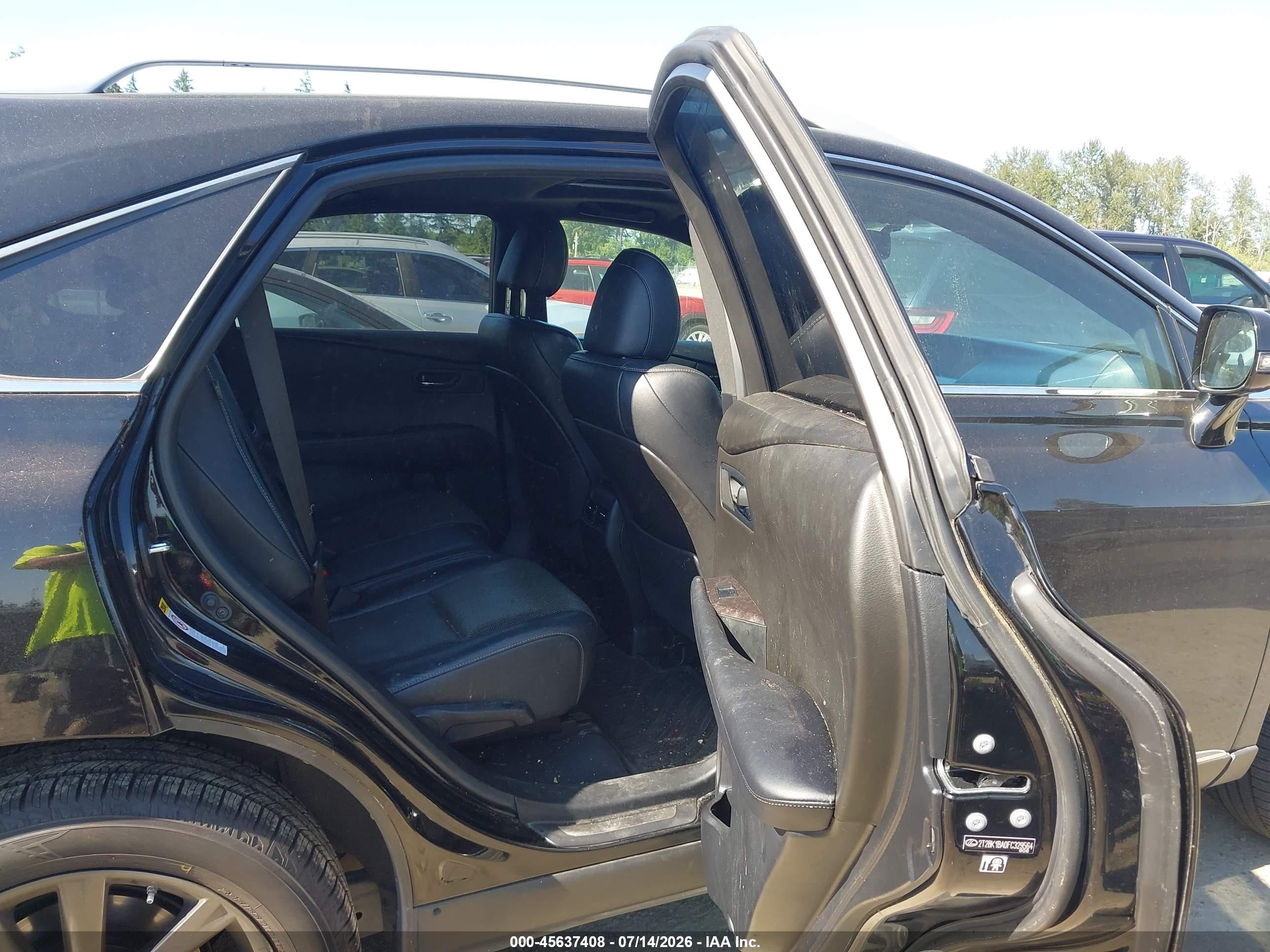 2015 Lexus Rx 350 F Sport Black vin: 2T2BK1BA0FC329564