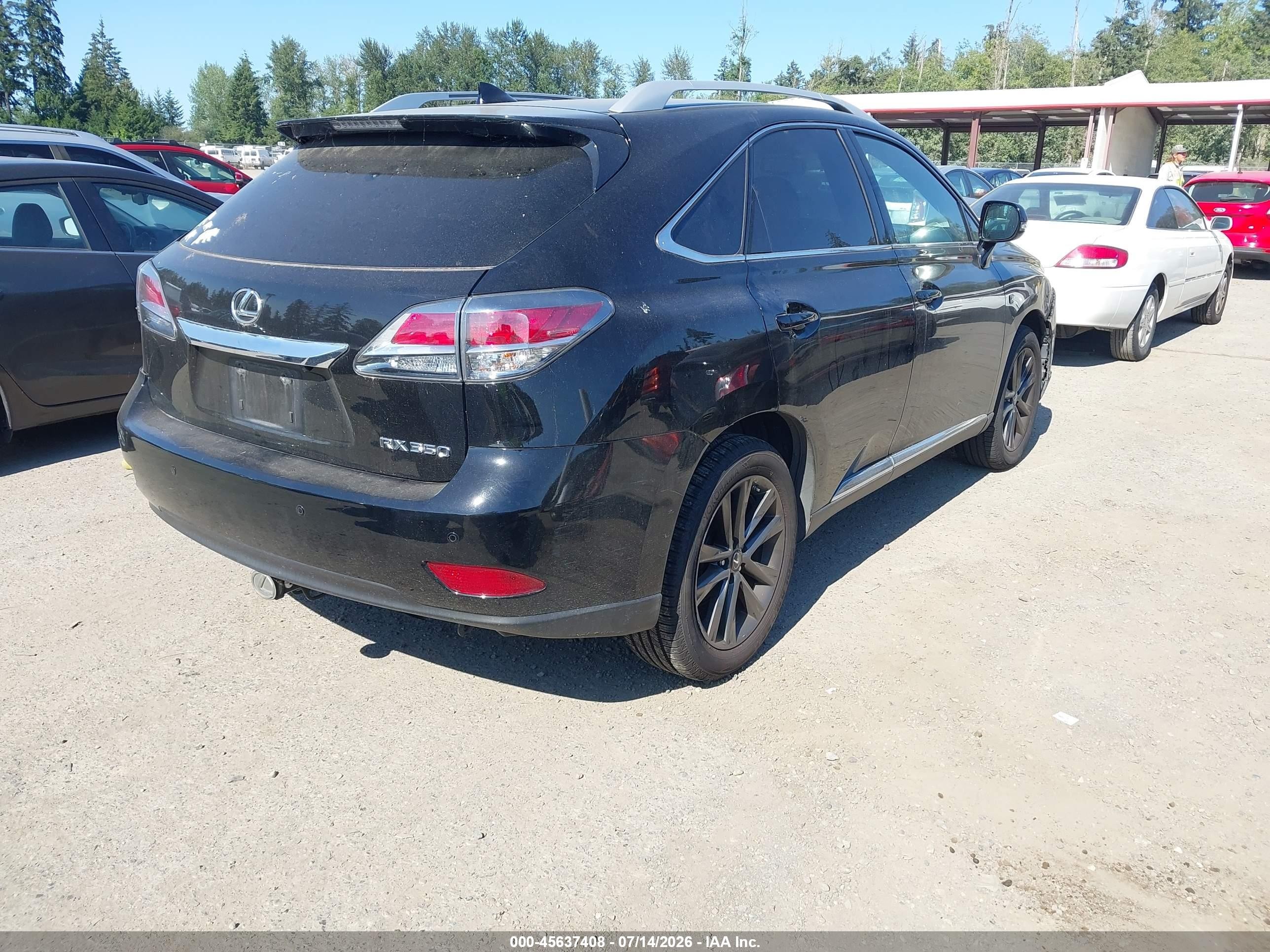 2015 Lexus Rx 350 F Sport Black vin: 2T2BK1BA0FC329564