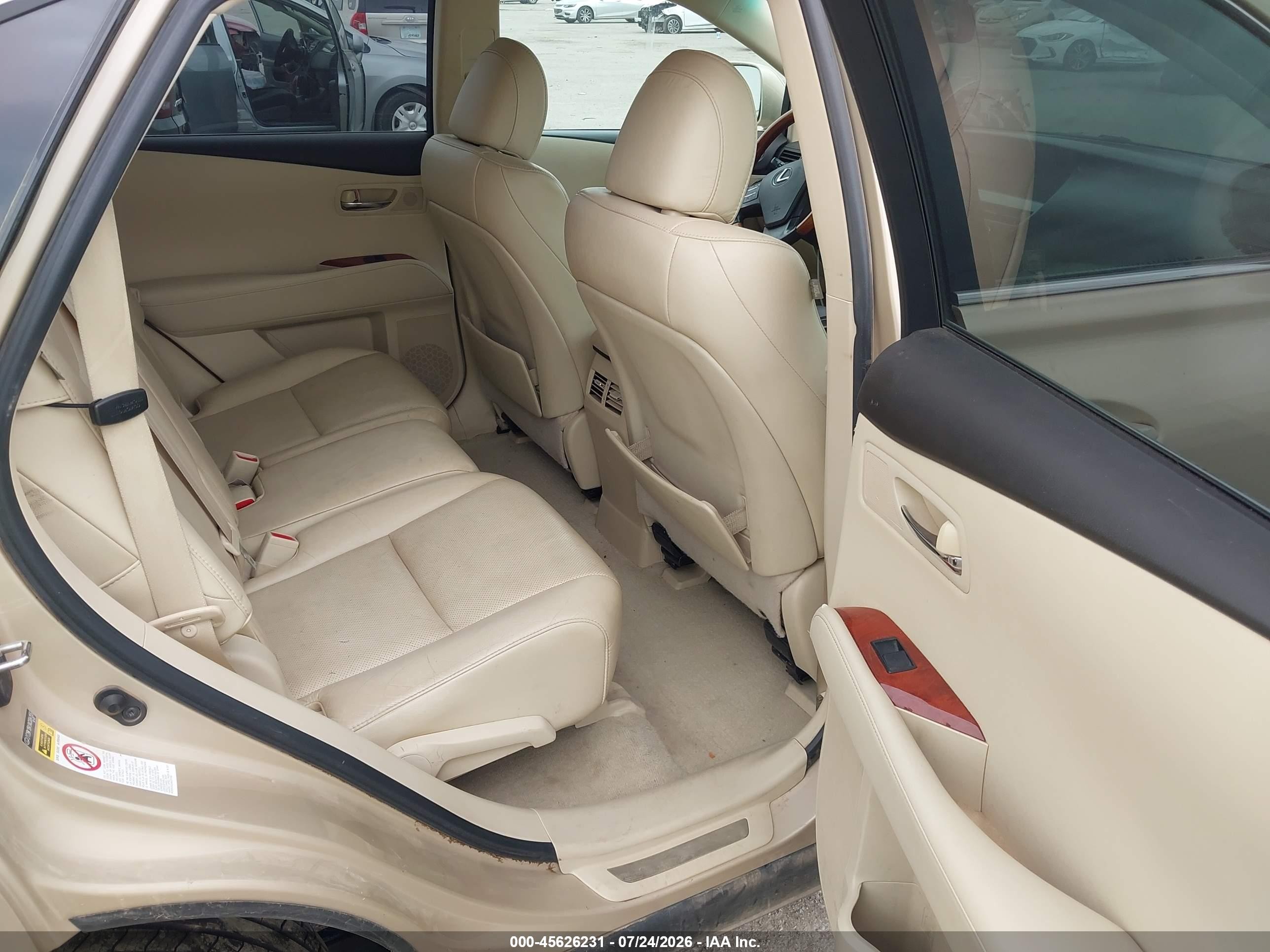 2010 Lexus Rx 350   Gold vin: 2T2BK1BA1AC004155