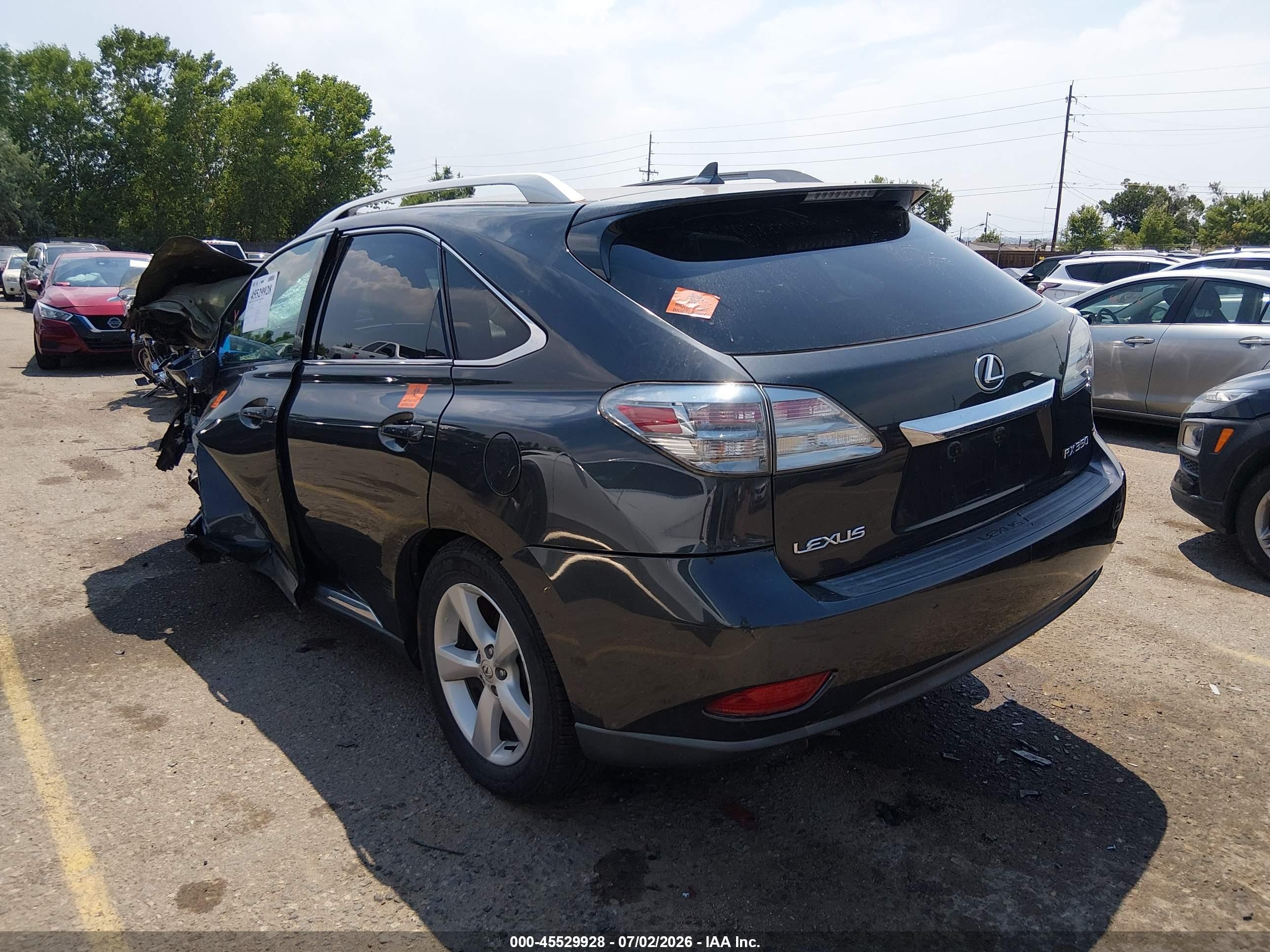 2010 Lexus Rx 350   Gray vin: 2T2BK1BA1AC012076