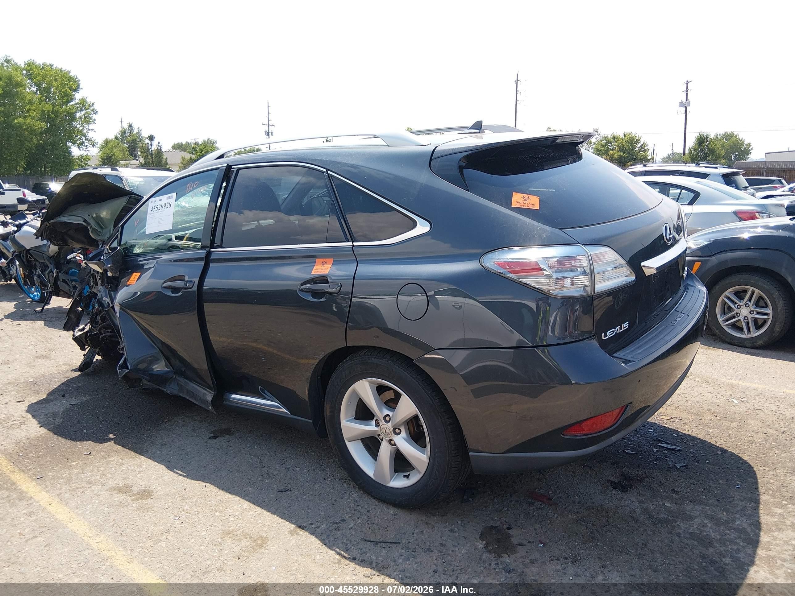 2010 Lexus Rx 350   Gray vin: 2T2BK1BA1AC012076