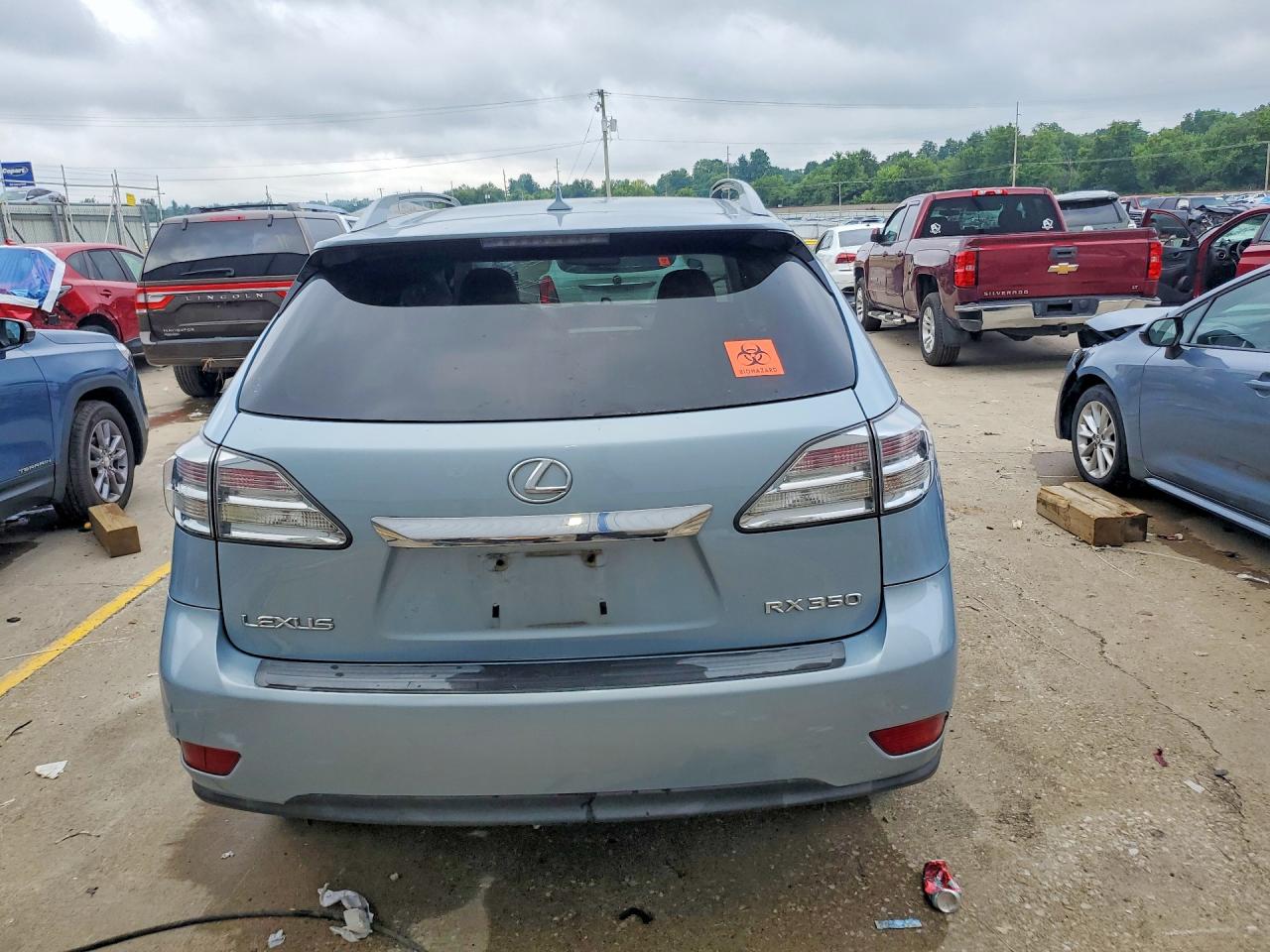 2010 Lexus Rx 350 Синий vin: 2T2BK1BA1AC022459