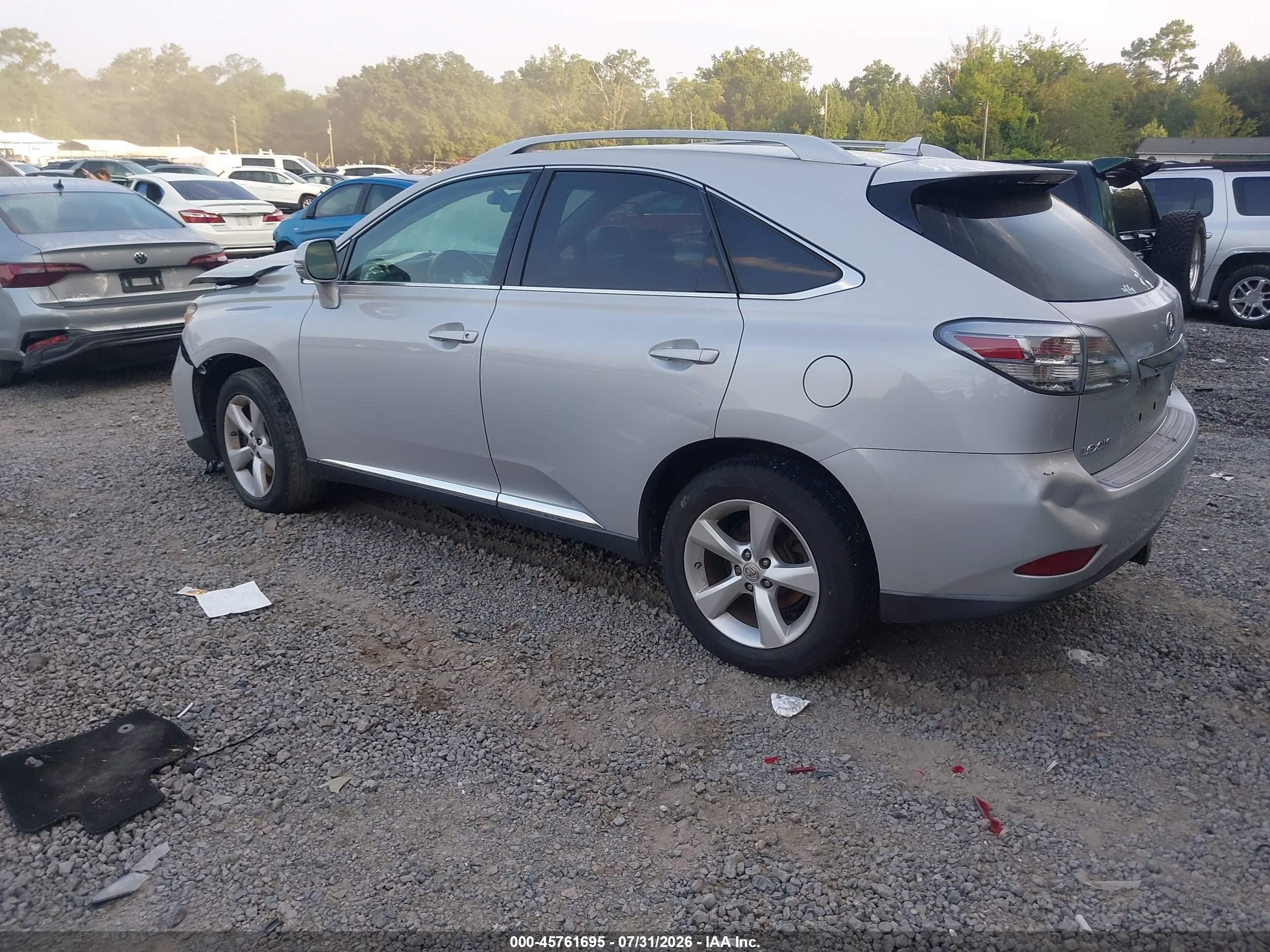 2010 Lexus Rx 350   Silver vin: 2T2BK1BA1AC040637