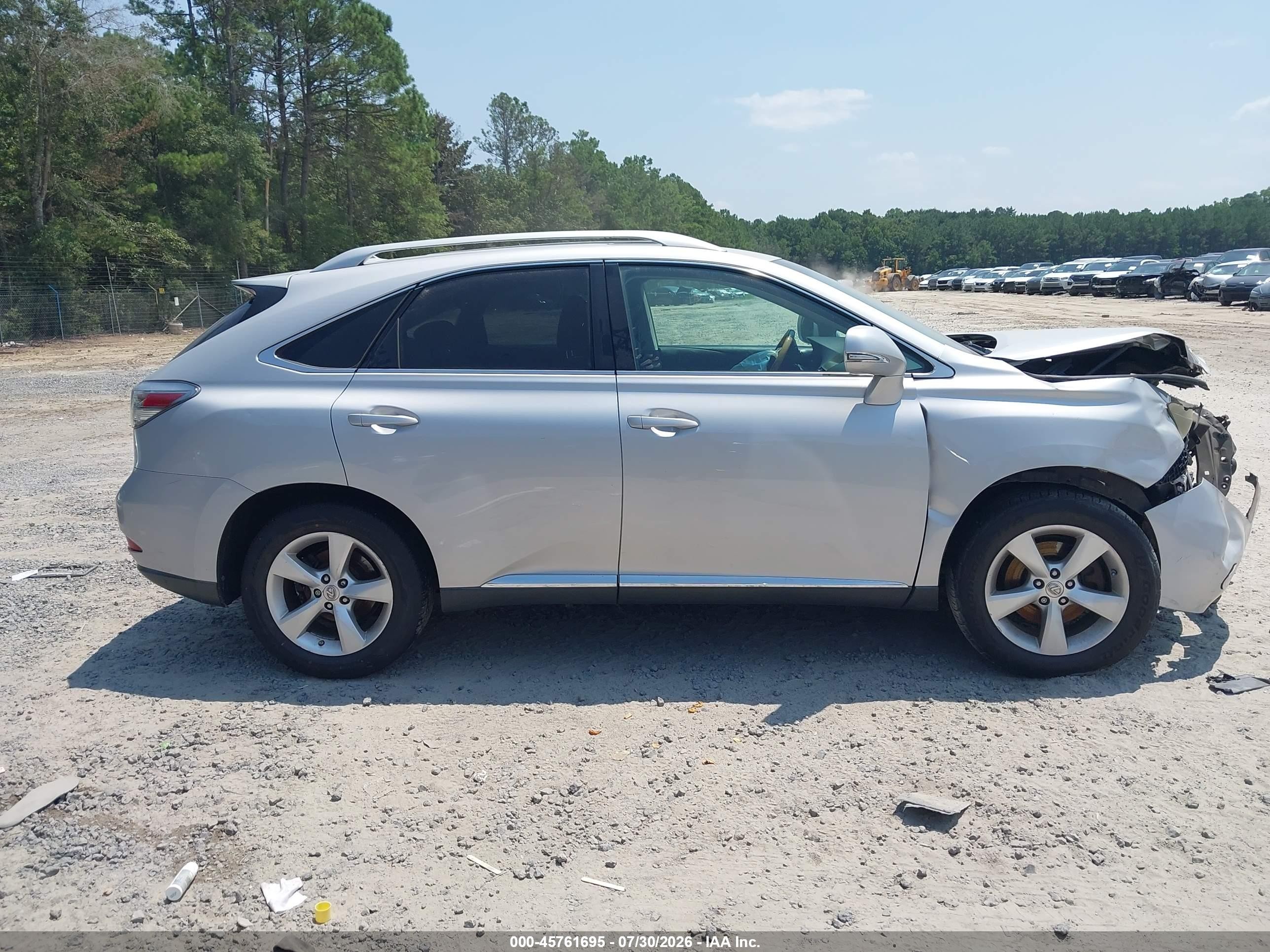 2010 Lexus Rx 350   Silver vin: 2T2BK1BA1AC040637