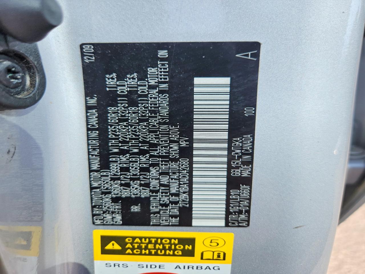 2010 Lexus Rx 350 Gray vin: 2T2BK1BA1AC042680