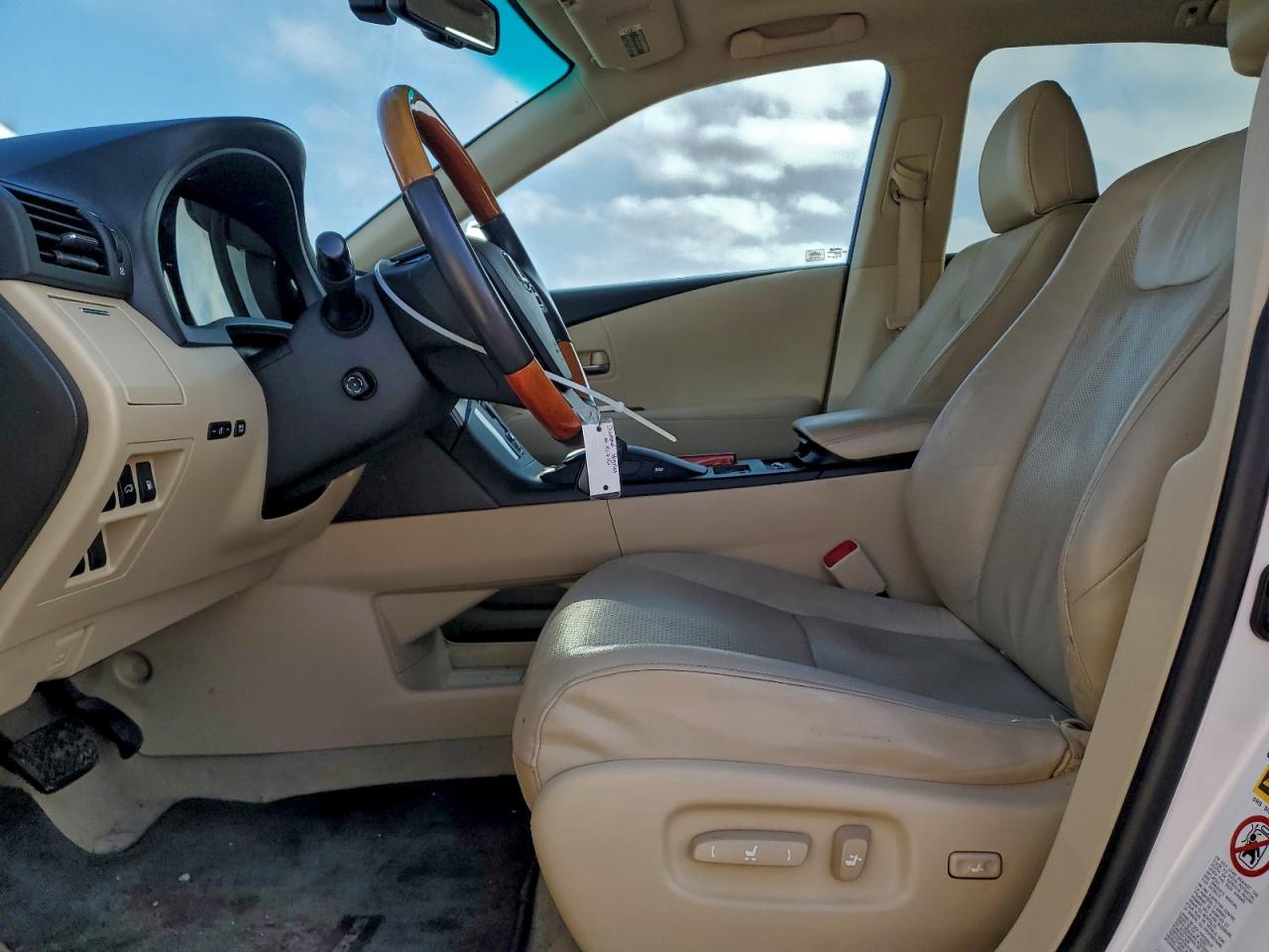 2010 Lexus Rx 350 White vin: 2T2BK1BA1AC046504