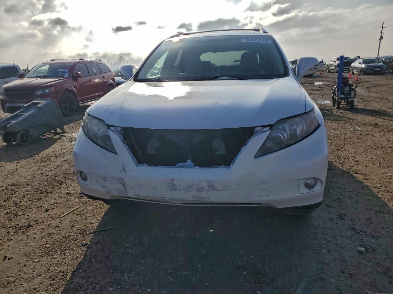 2010 Lexus Rx 350 White vin: 2T2BK1BA1AC046504