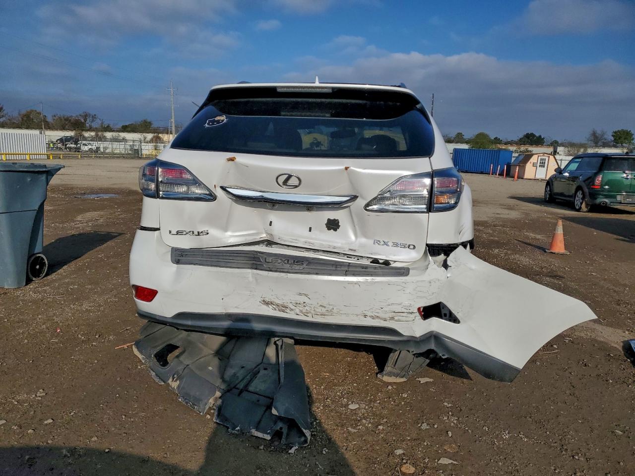 2010 Lexus Rx 350 White vin: 2T2BK1BA1AC046504