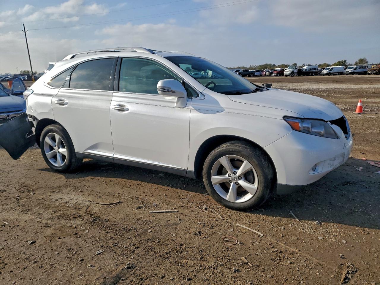 2010 Lexus Rx 350 White vin: 2T2BK1BA1AC046504