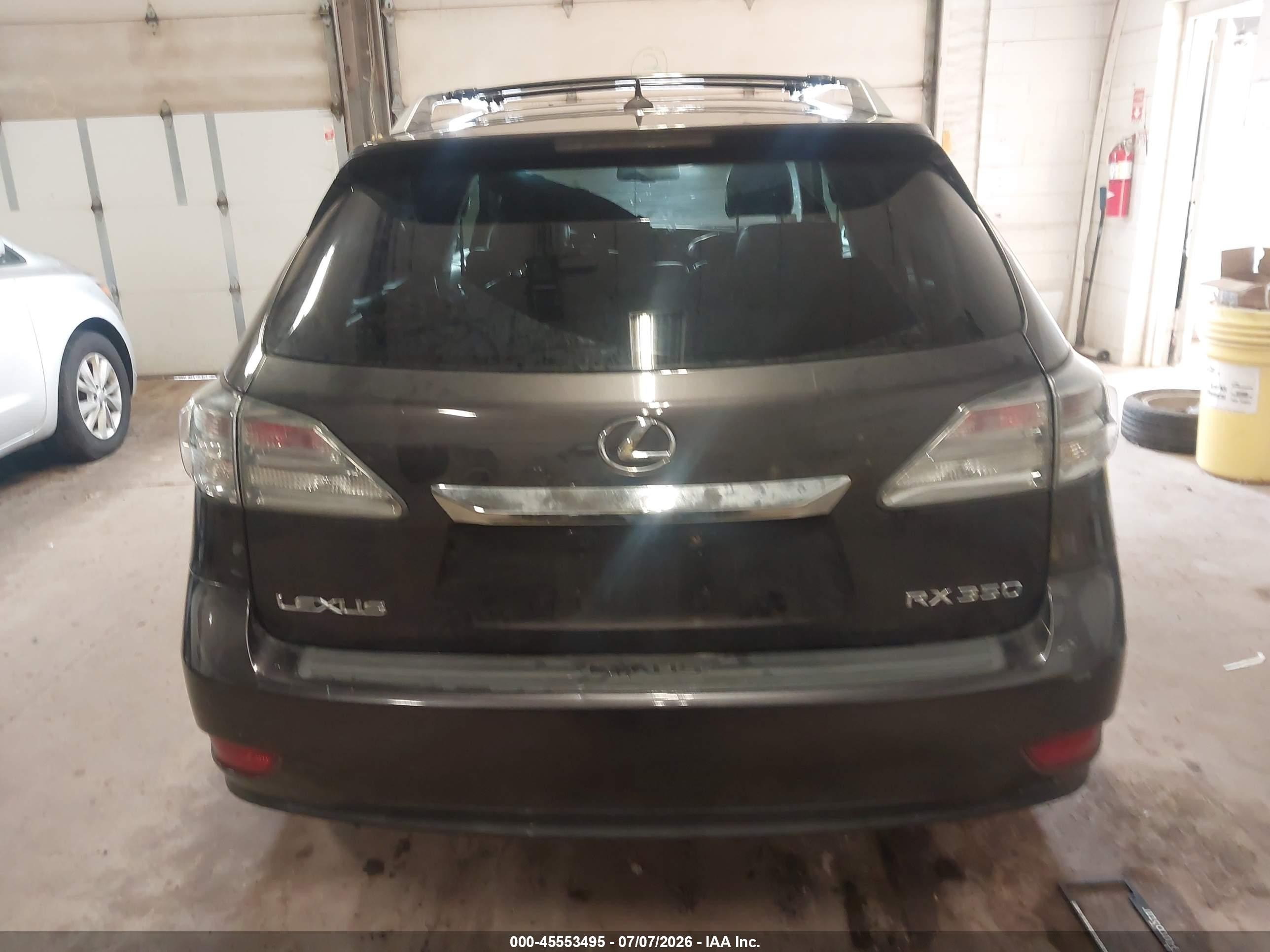 2010 Lexus Rx 350   Gray vin: 2T2BK1BA1AC062282