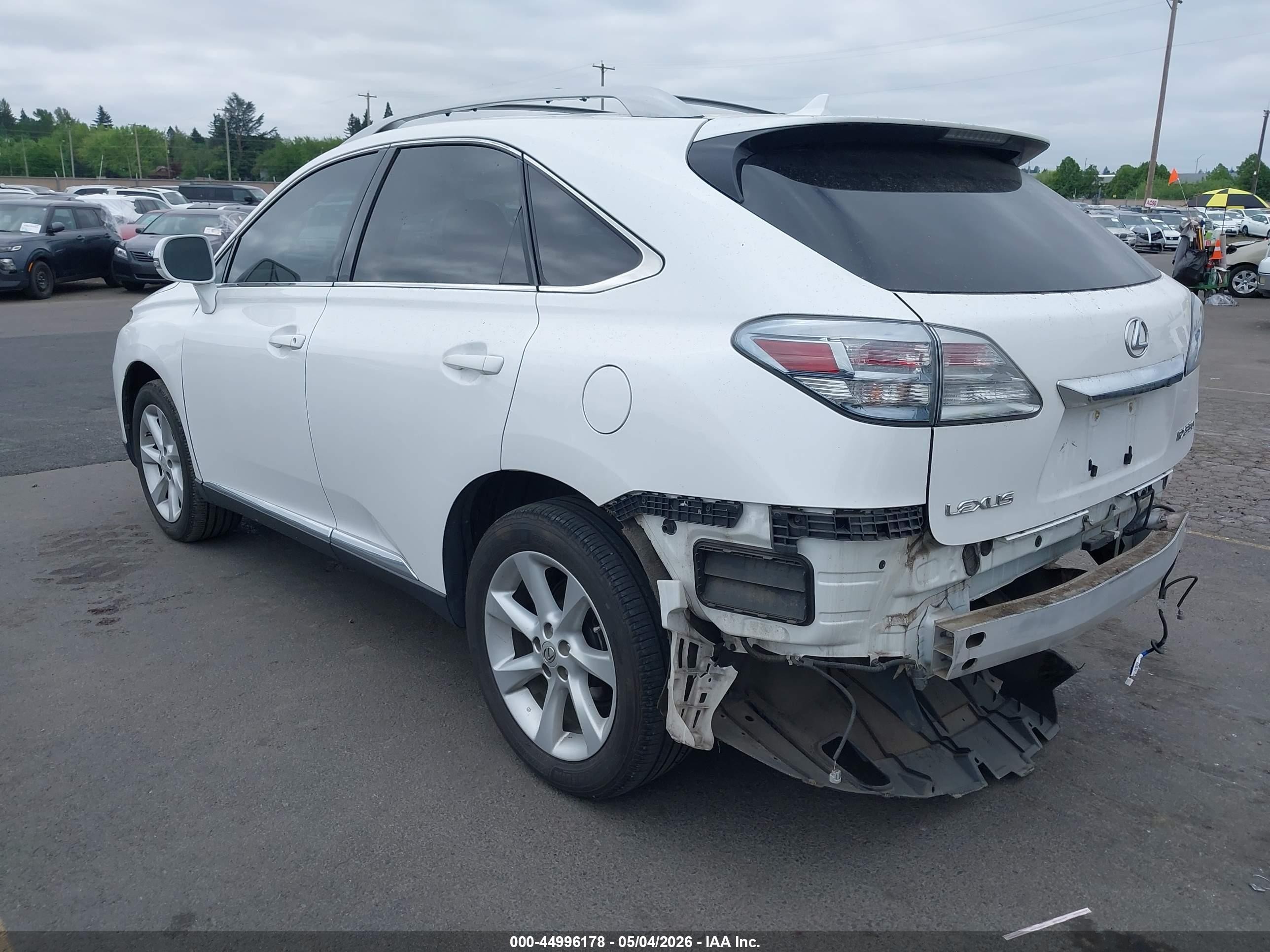2010 Lexus Rx 350   White vin: 2T2BK1BA1AC076165