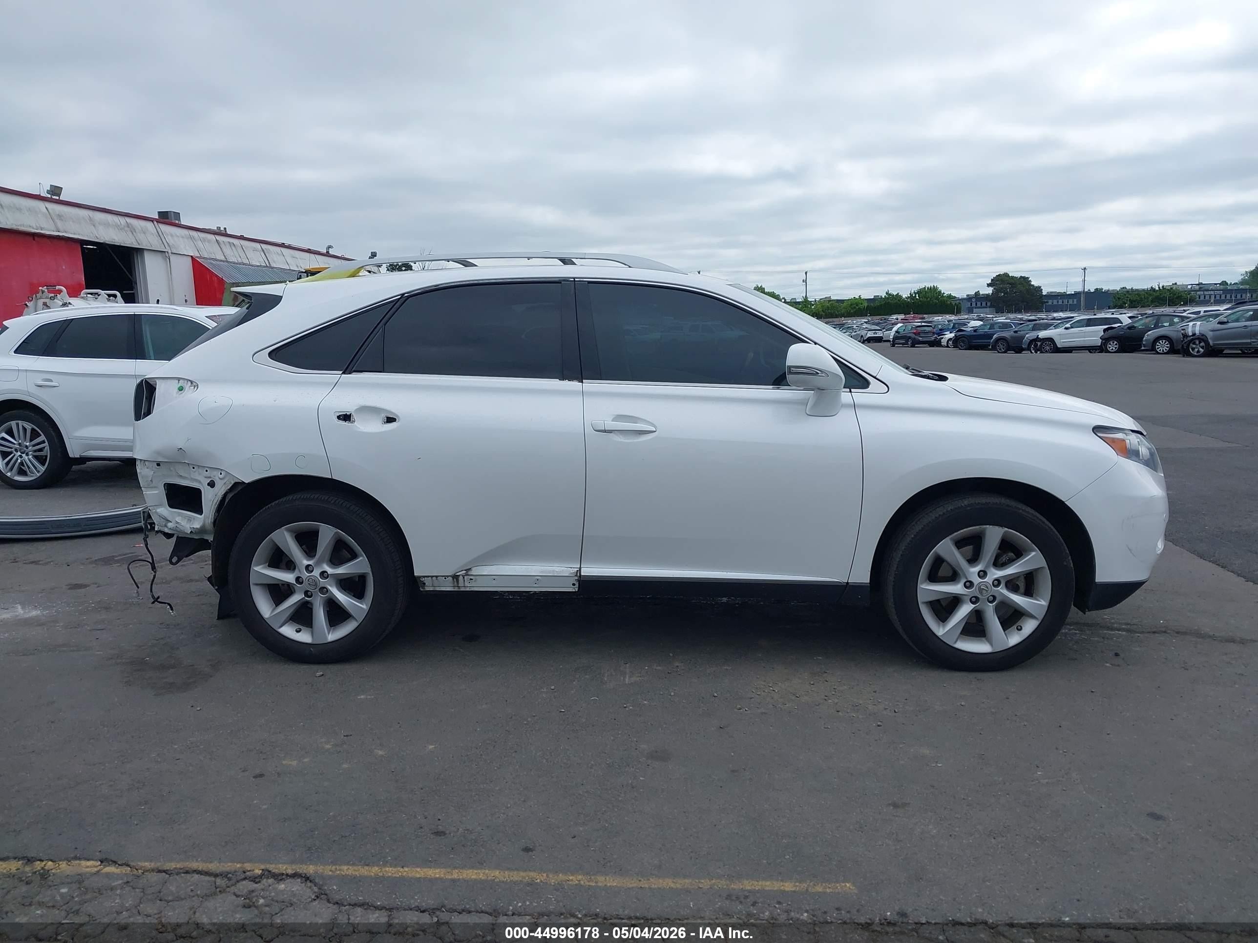 2010 Lexus Rx 350   White vin: 2T2BK1BA1AC076165