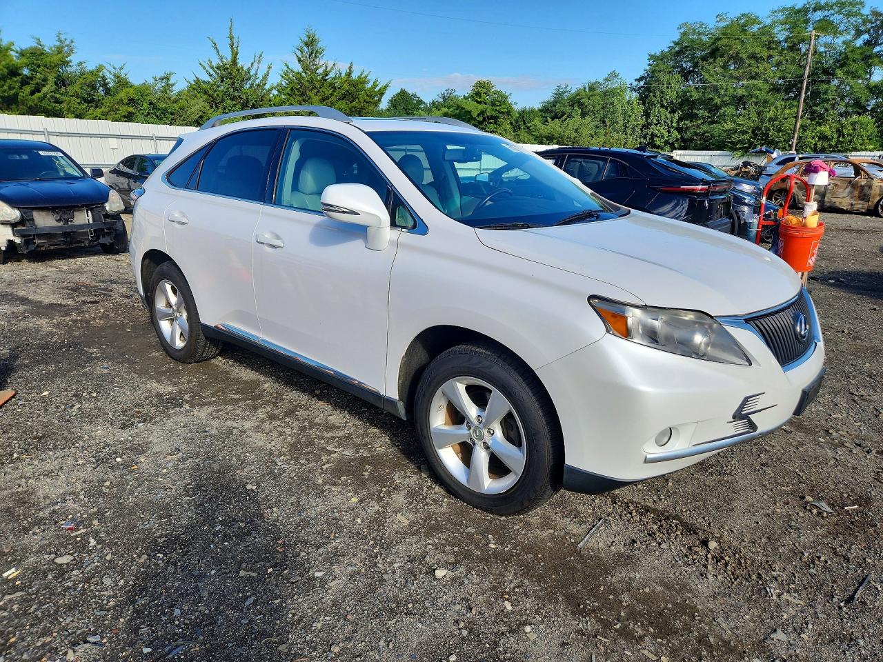 2011 Lexus Rx 350 White vin: 2T2BK1BA1BC084901