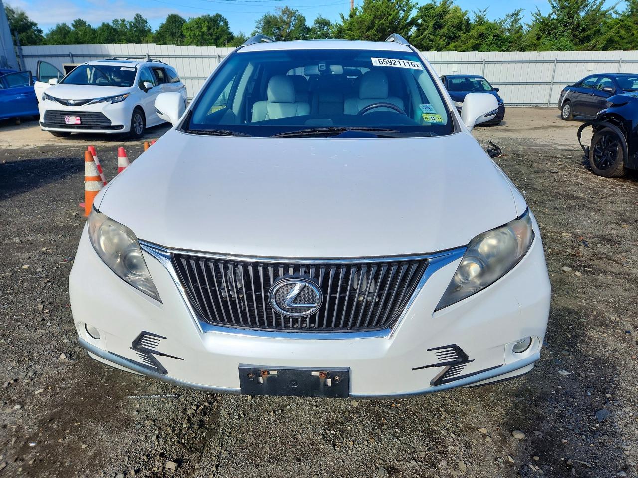 2011 Lexus Rx 350 White vin: 2T2BK1BA1BC084901