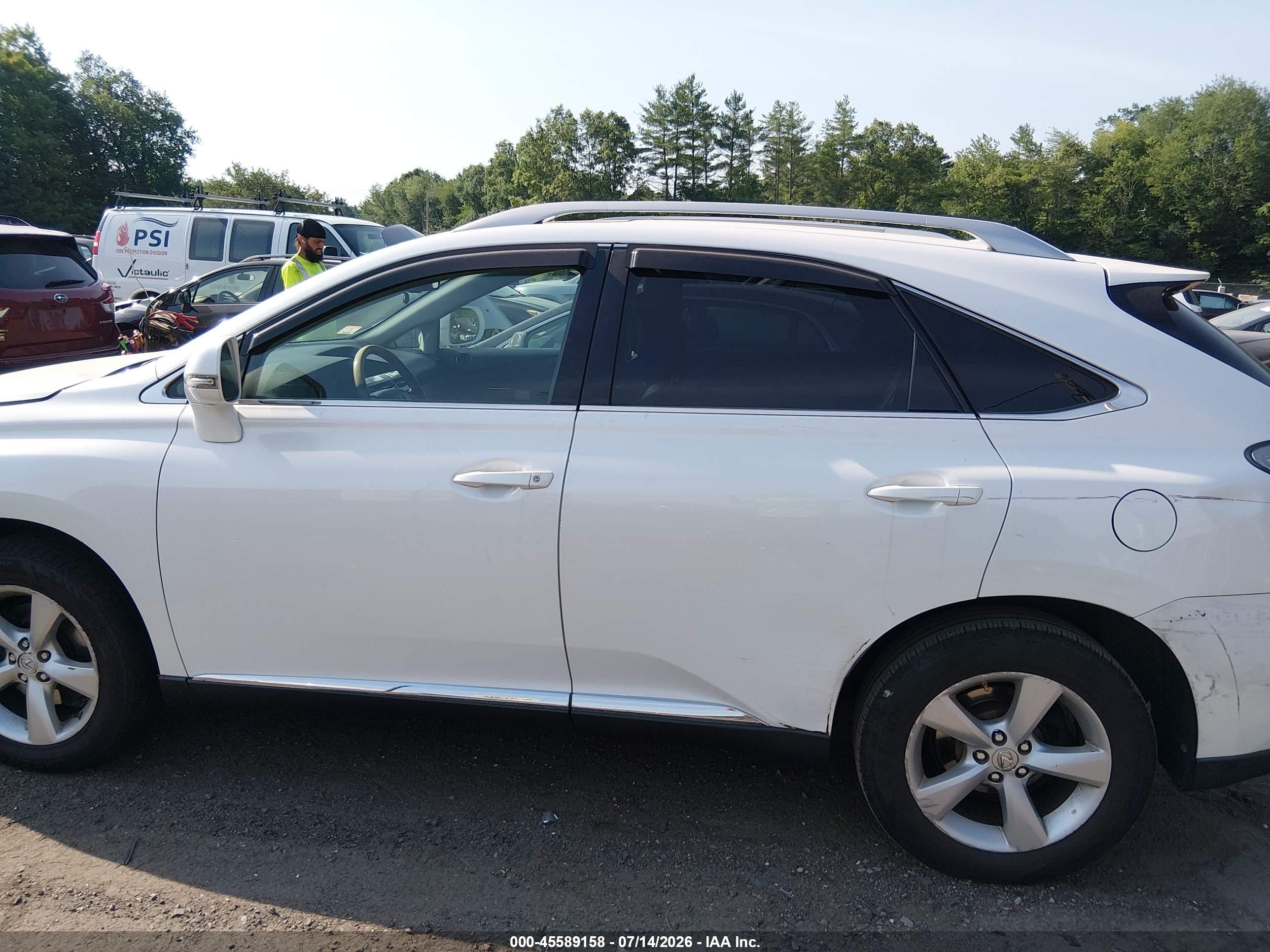 2011 Lexus Rx 350   White vin: 2T2BK1BA1BC089726
