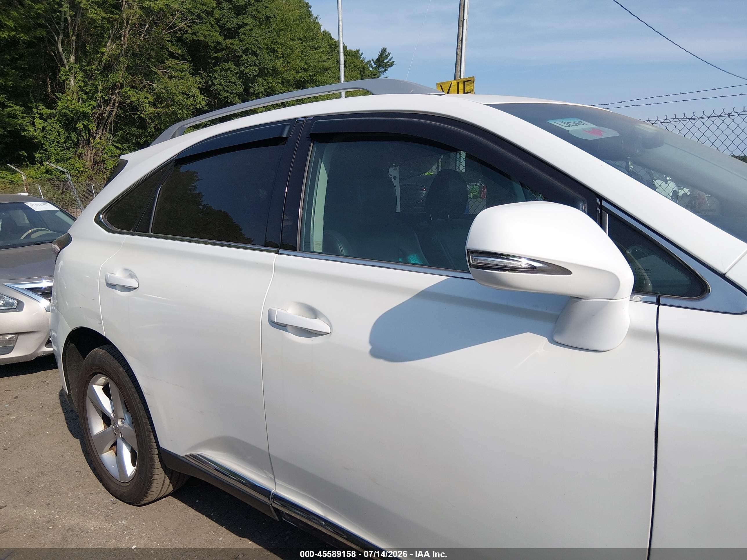 2011 Lexus Rx 350   White vin: 2T2BK1BA1BC089726