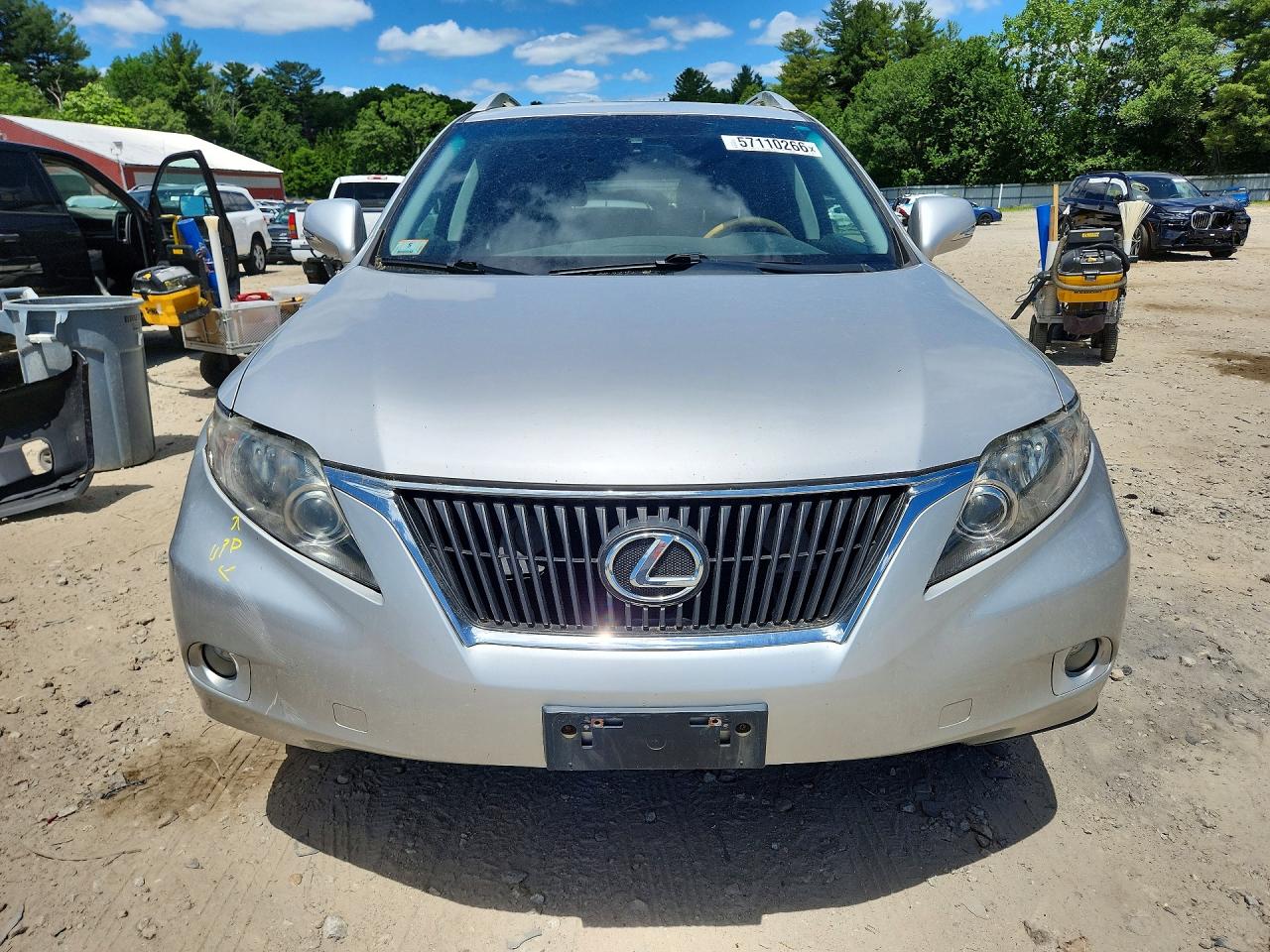 2011 Lexus Rx 350 Silver vin: 2T2BK1BA1BC090343