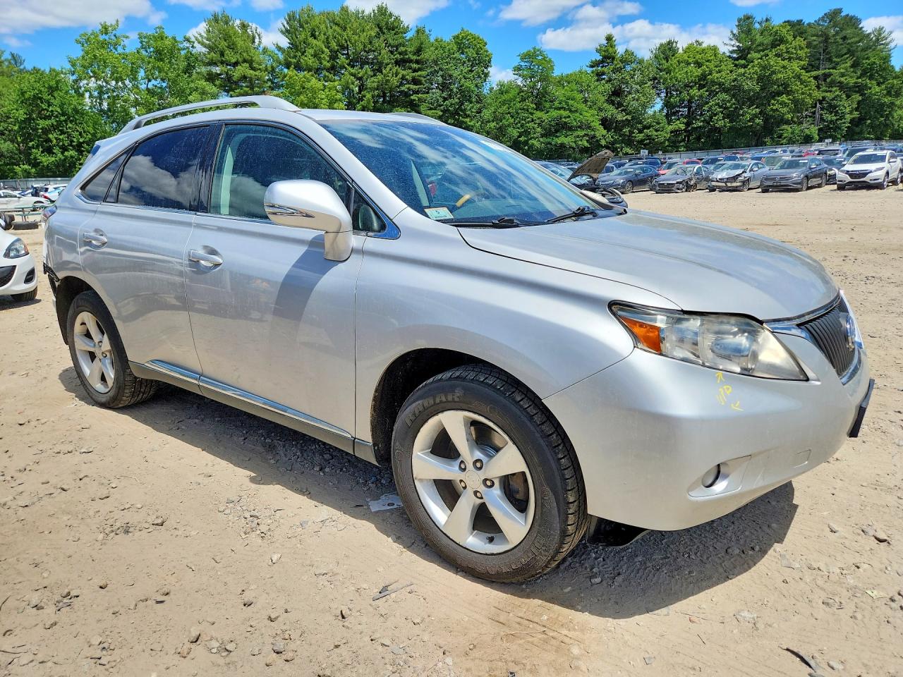2011 Lexus Rx 350 Silver vin: 2T2BK1BA1BC090343