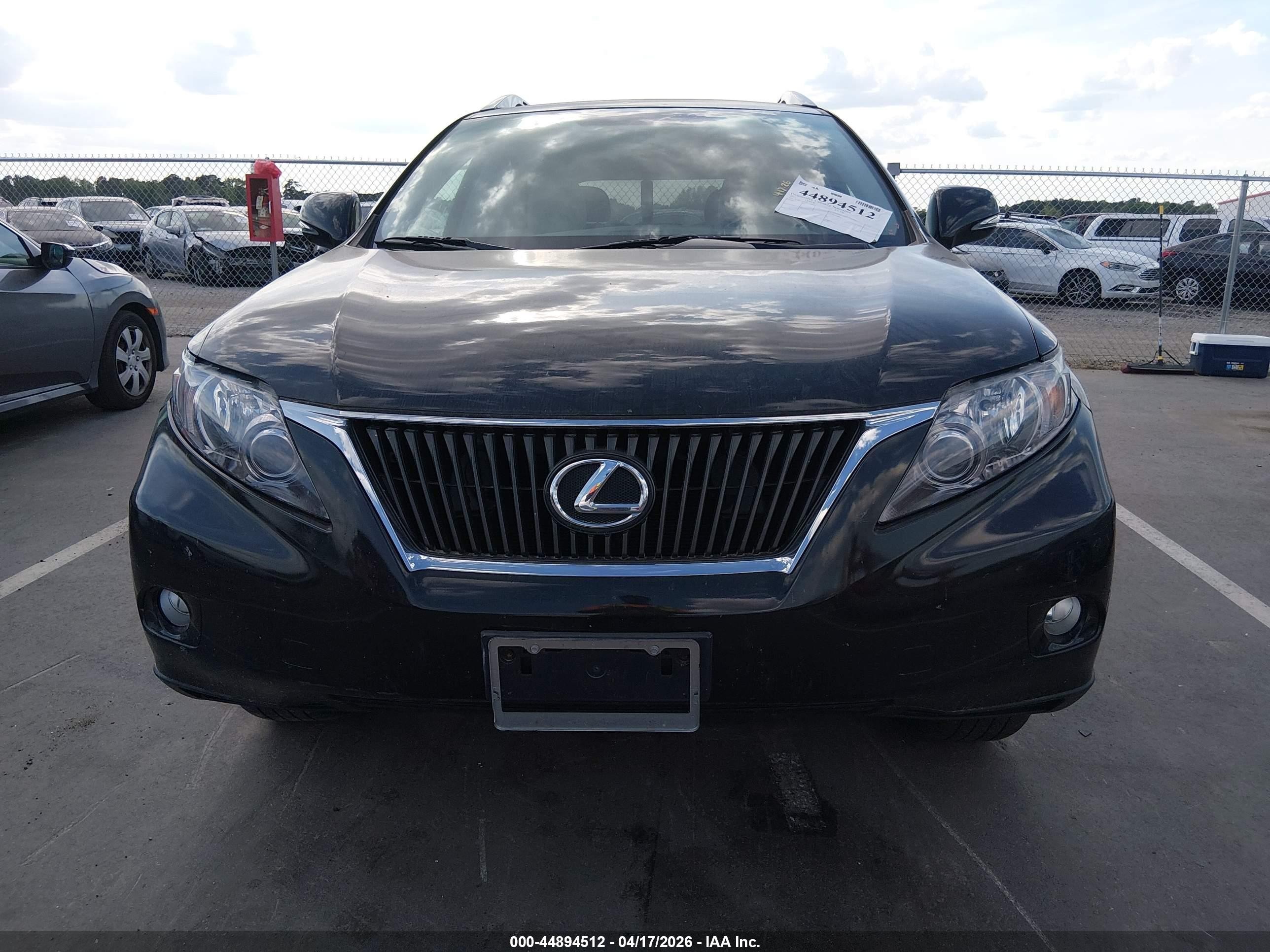 2011 Lexus Rx 350   Black vin: 2T2BK1BA1BC100661