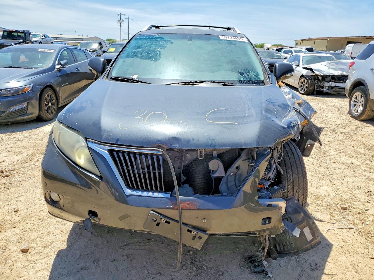 2011 Lexus Rx 350 Gray vin: 2T2BK1BA1BC107304