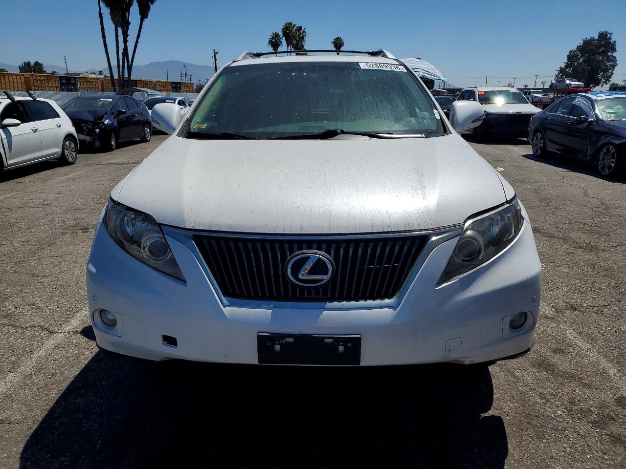 2011 Lexus Rx 350 White vin: 2T2BK1BA1BC114124