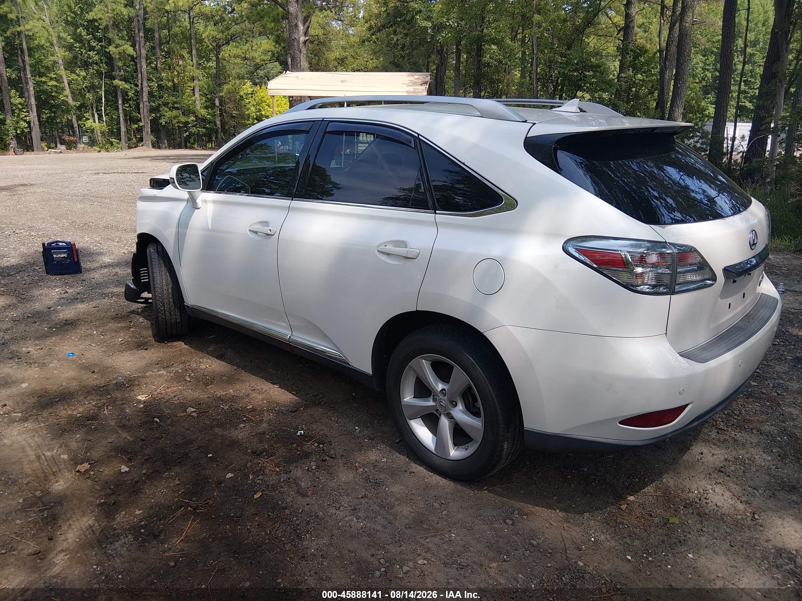2011 Lexus Rx 350   White vin: 2T2BK1BA1BC115063