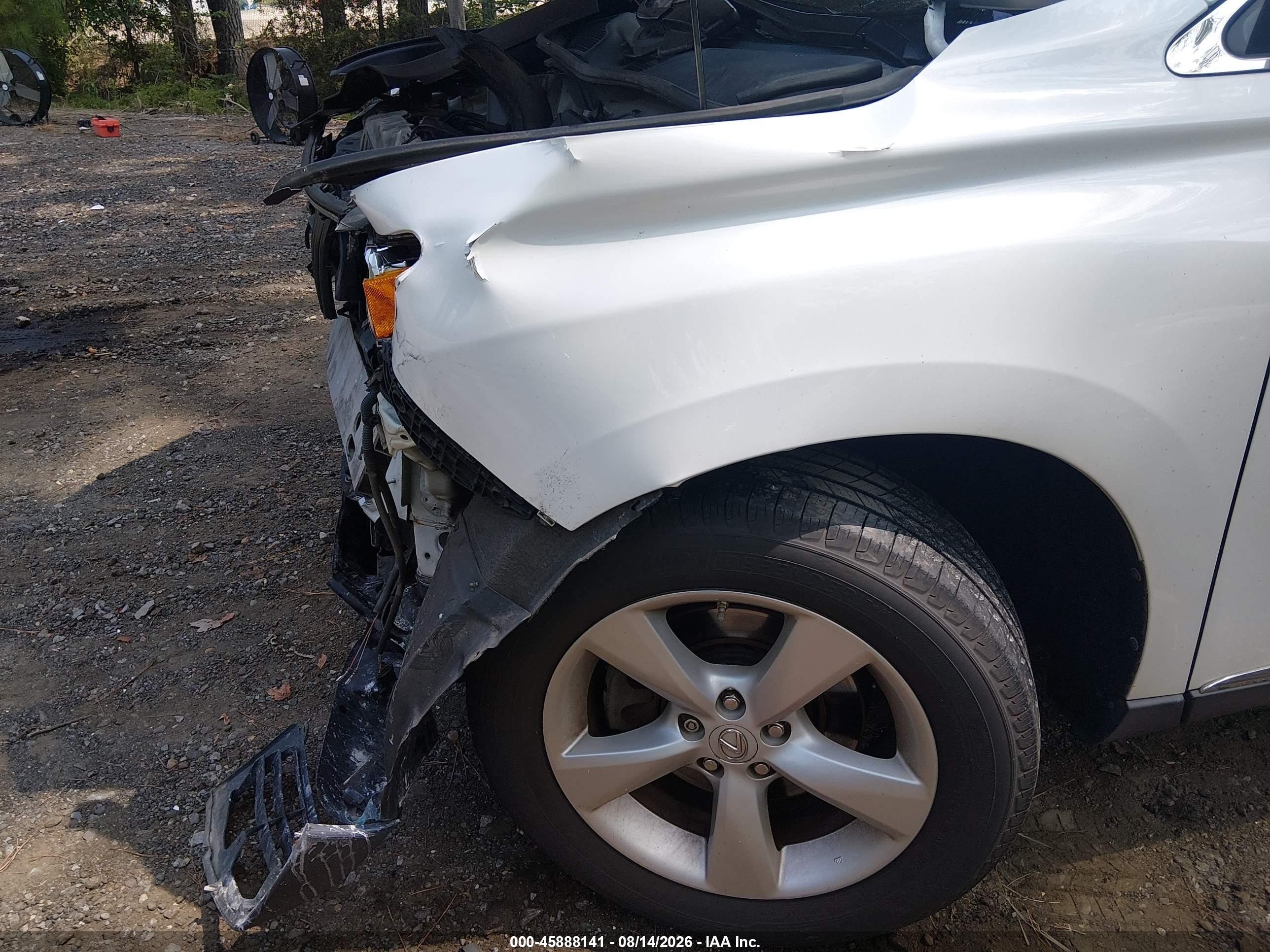 2011 Lexus Rx 350   White vin: 2T2BK1BA1BC115063