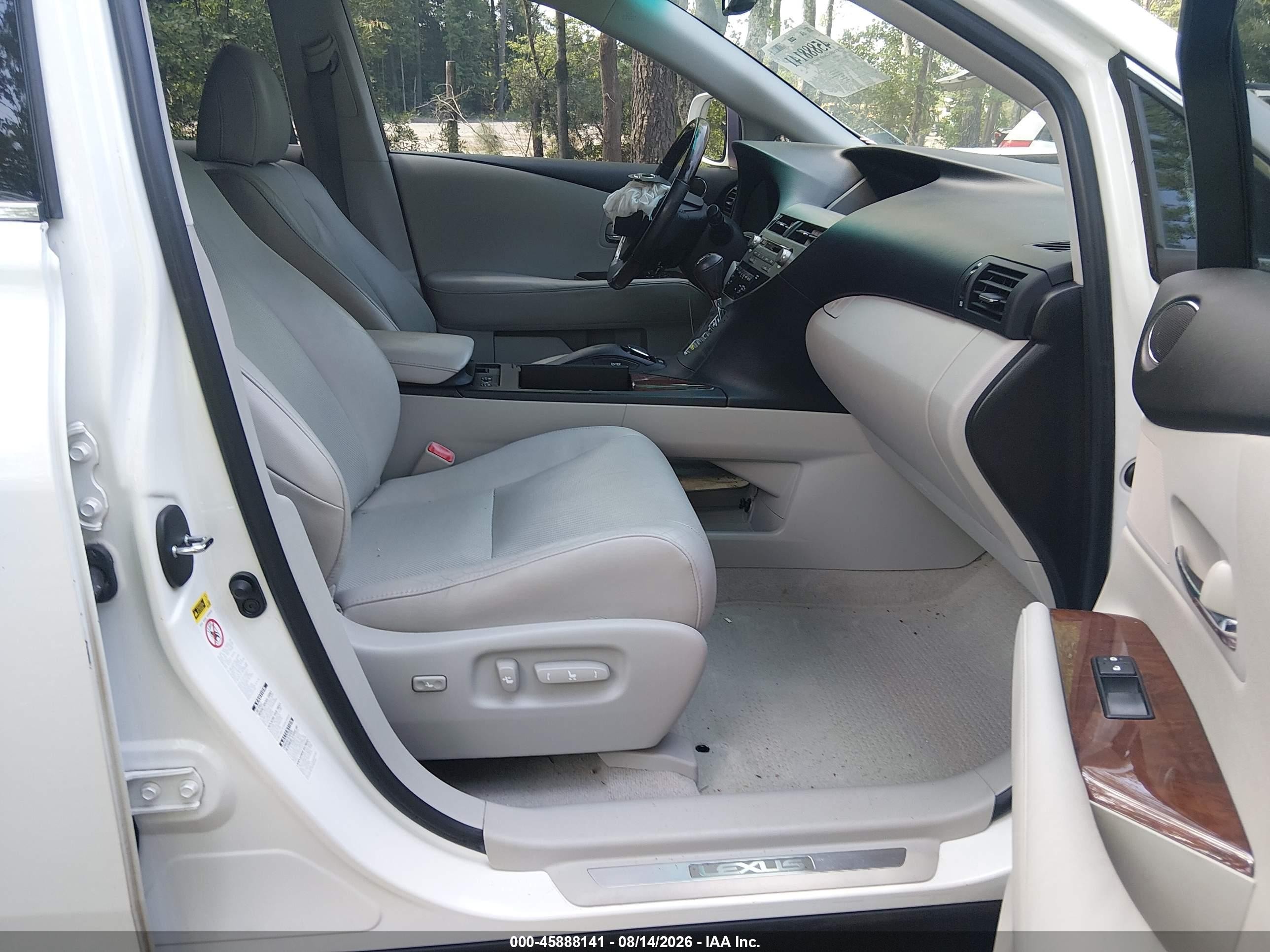 2011 Lexus Rx 350   White vin: 2T2BK1BA1BC115063
