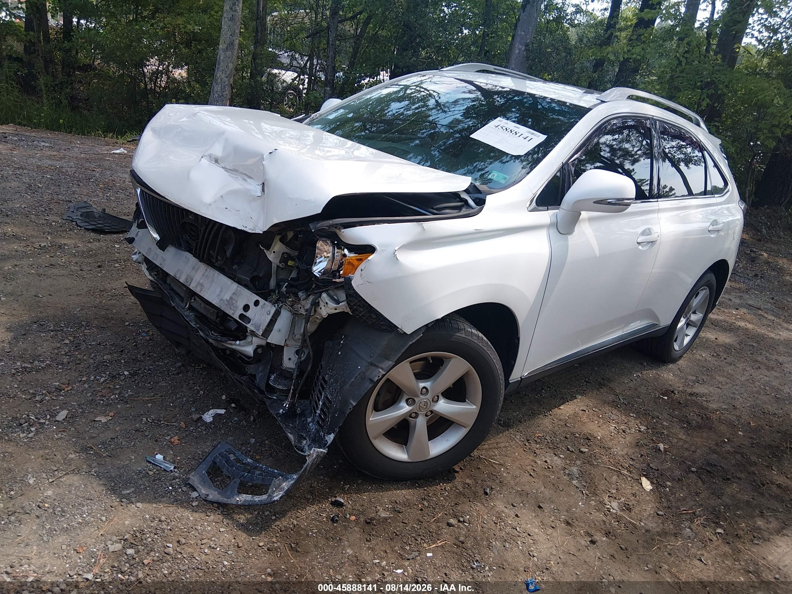 2011 Lexus Rx 350   White vin: 2T2BK1BA1BC115063